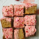 strawberry white chocolate blondies