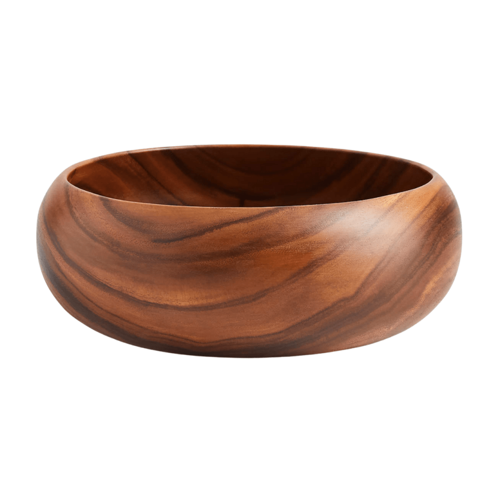 wooden salad bowl