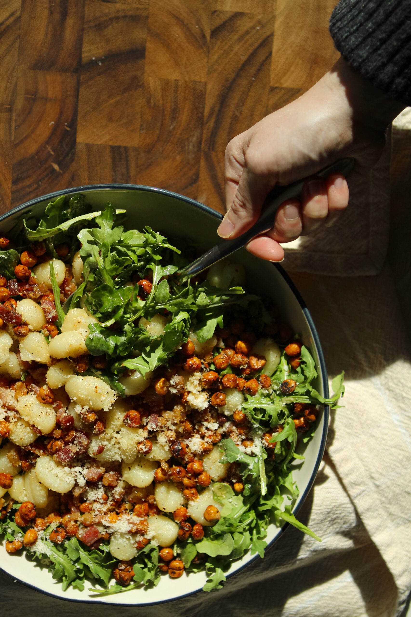 Roasted Chickpea and Gnocchi Salad