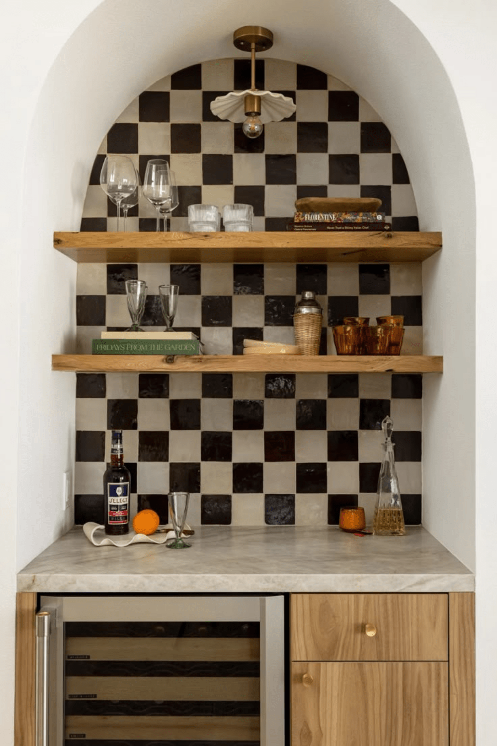 checkerboard tile ideas