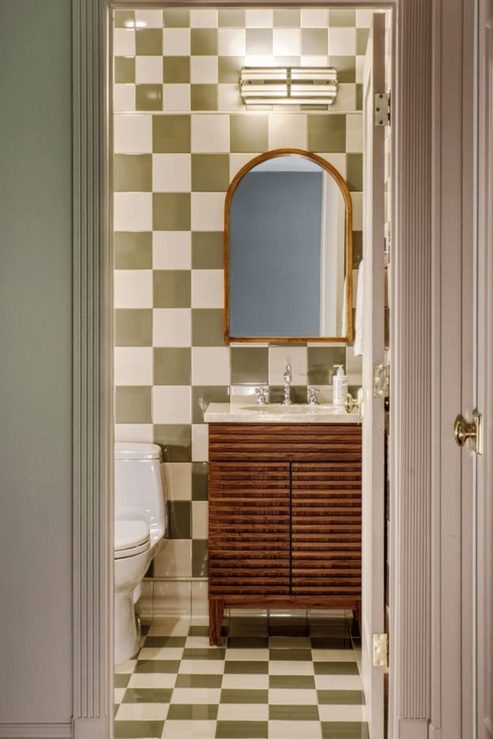 checkerboard tile ideas