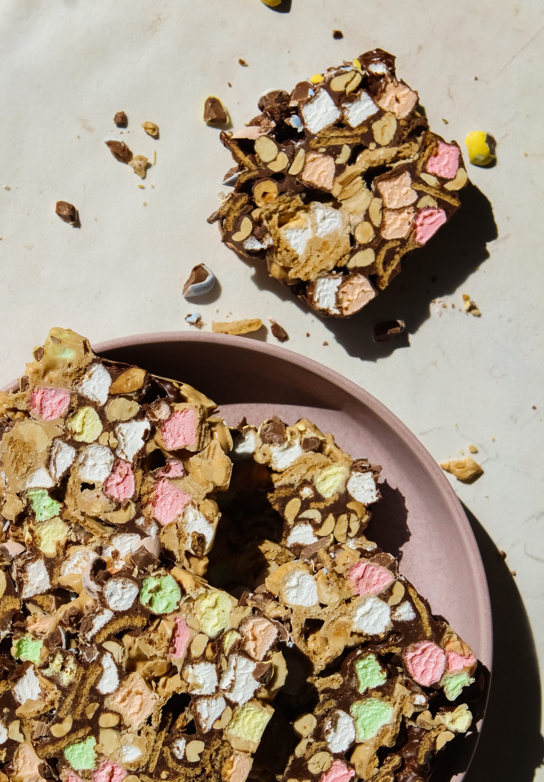 easter rocky road candy
