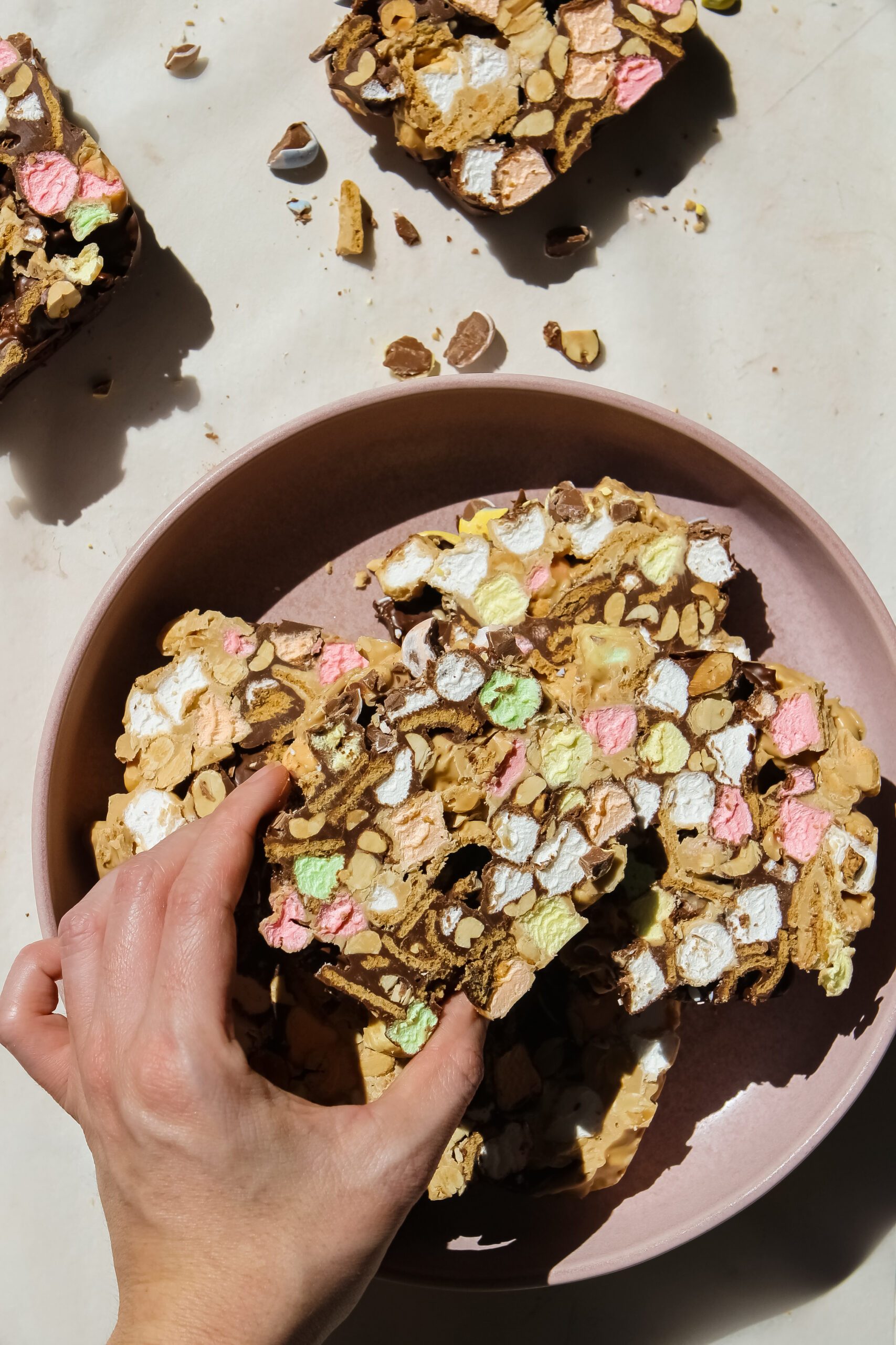 easter rocky road candy