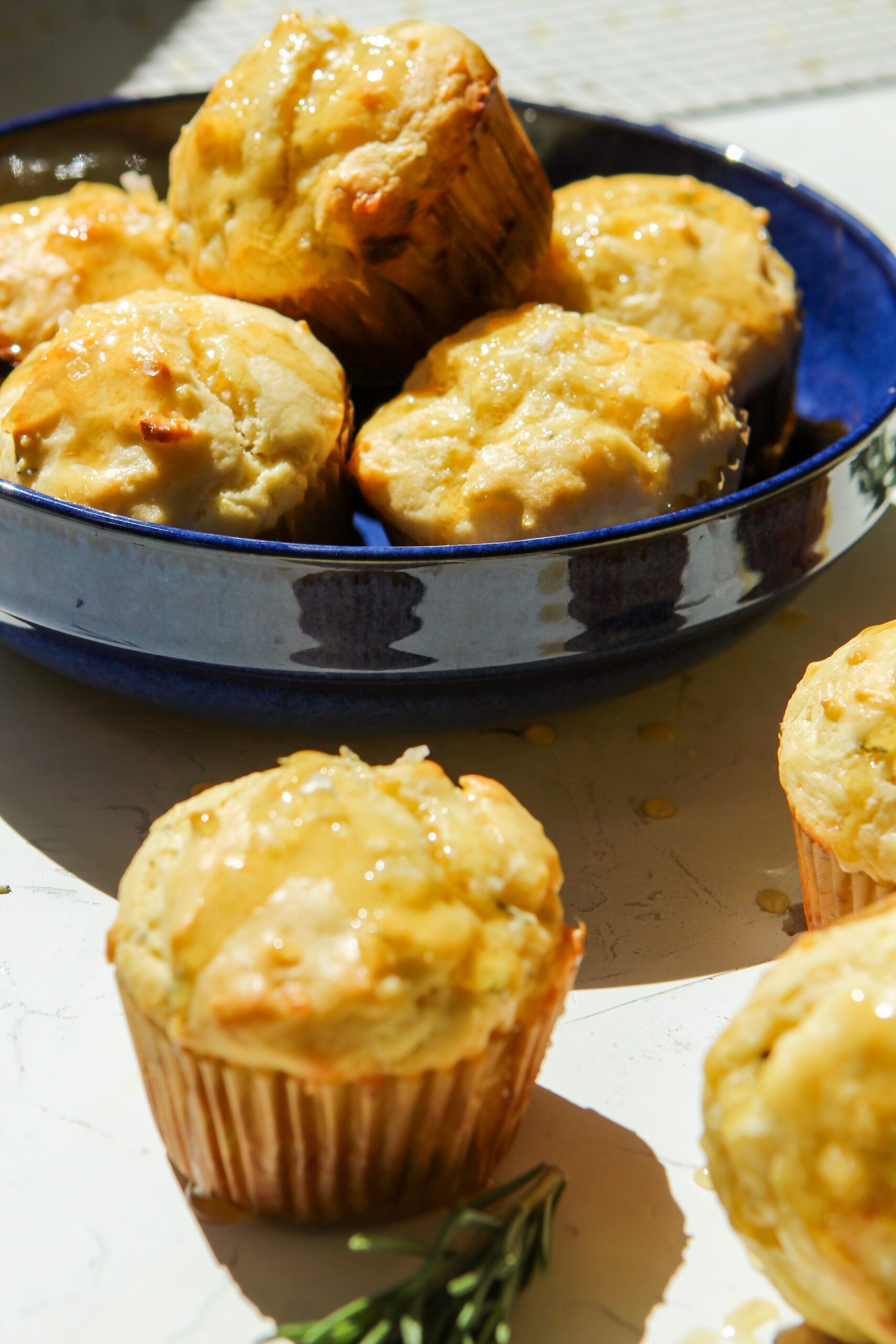 Rosemary Cheddar Muffins
