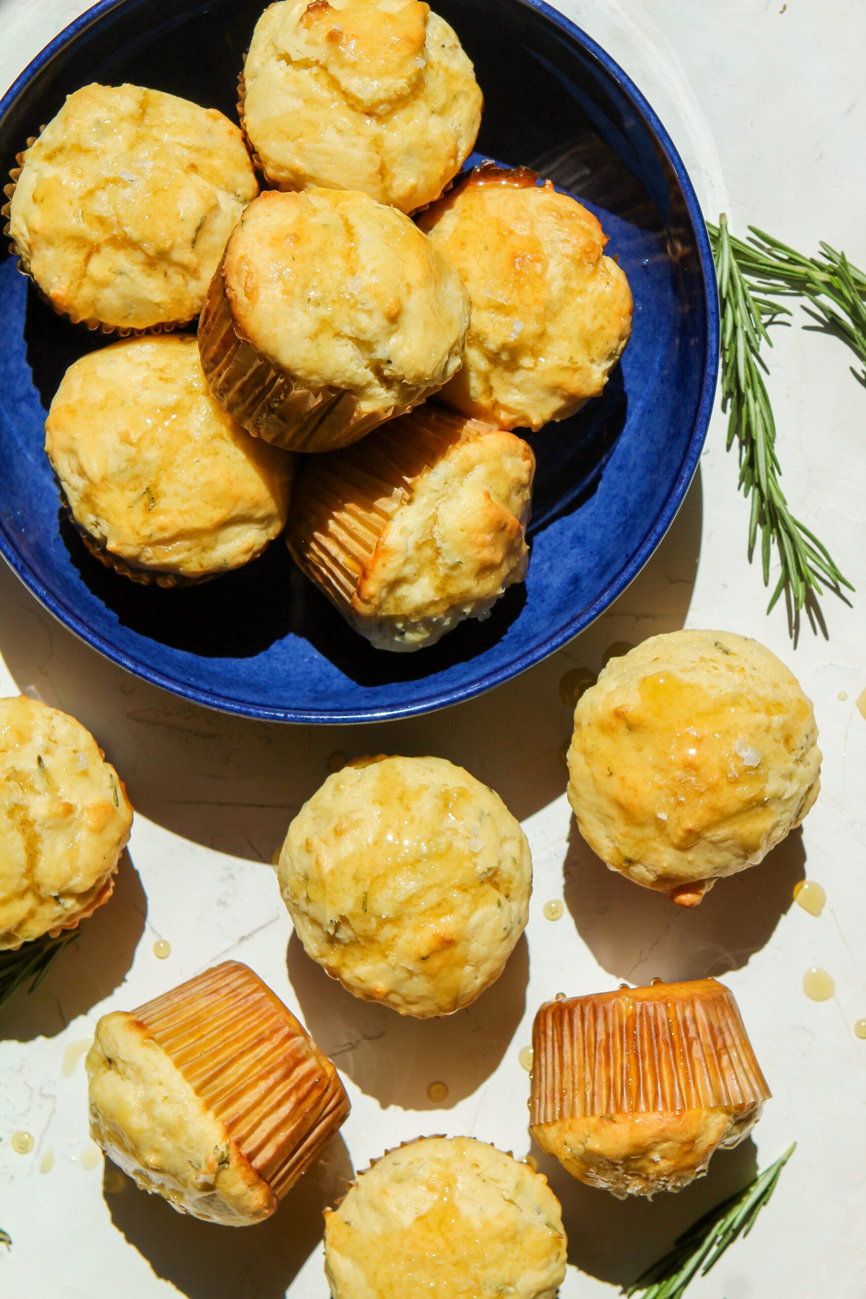 Rosemary Cheddar Muffins