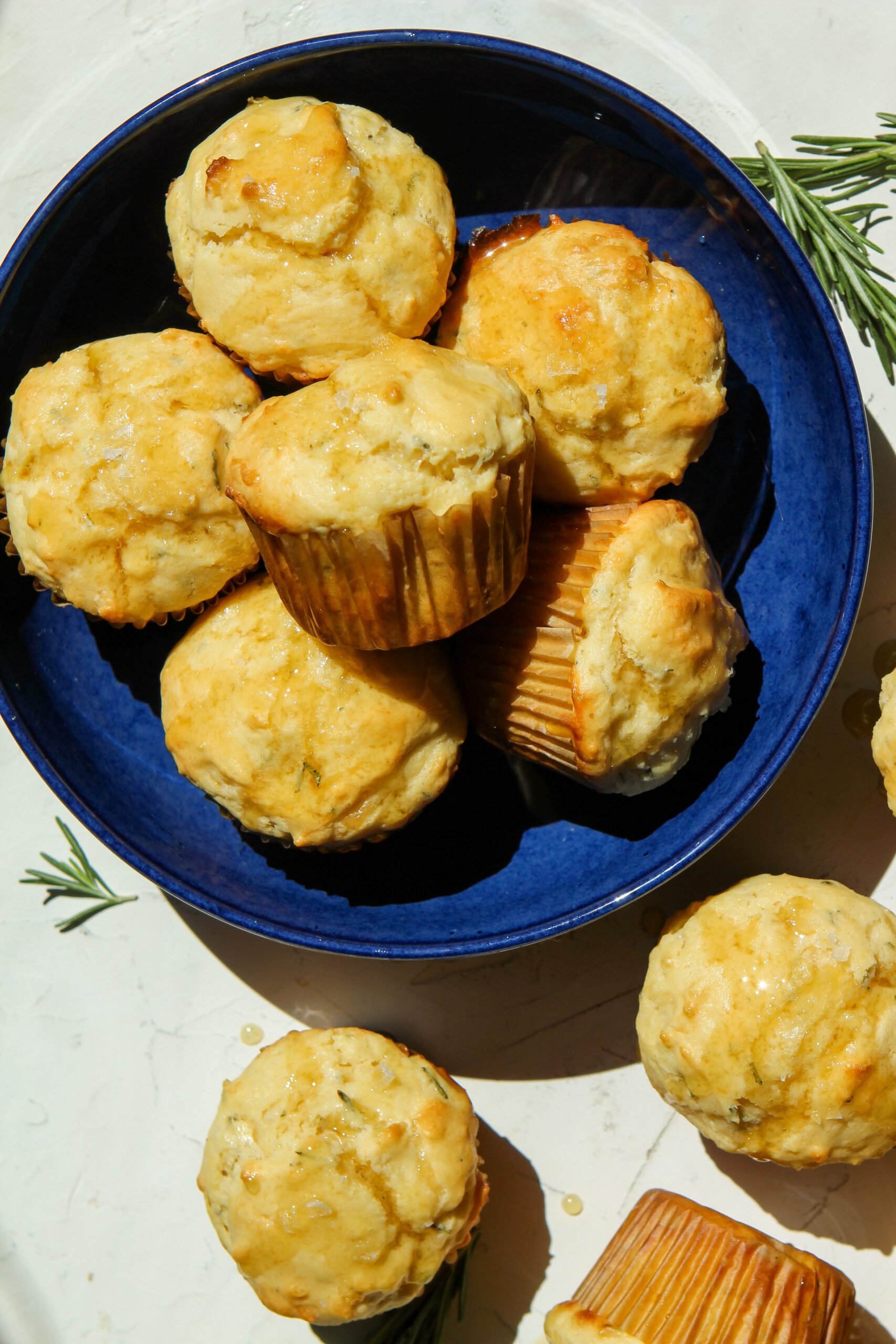 Rosemary Cheddar Muffins
