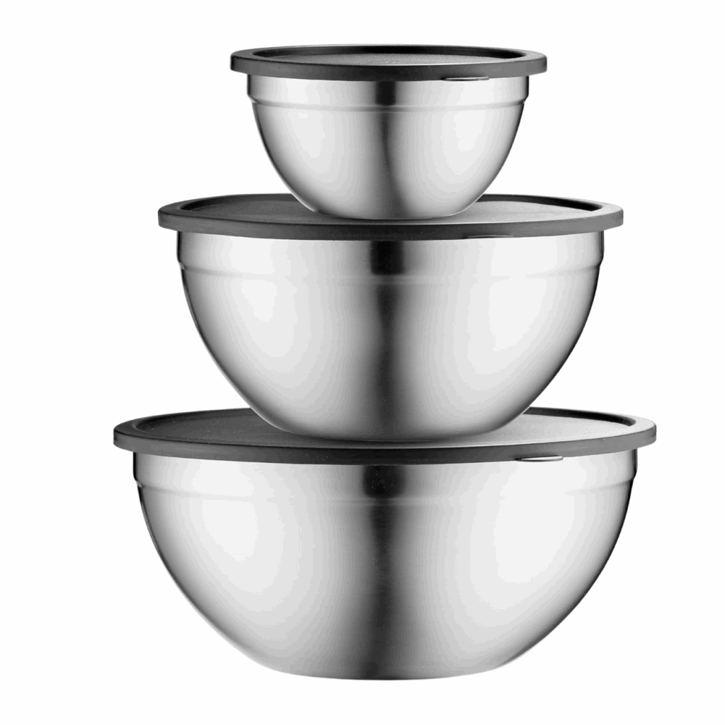 stainless steel mixing bowls with air tight lids