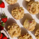 strawberries and cream muffins