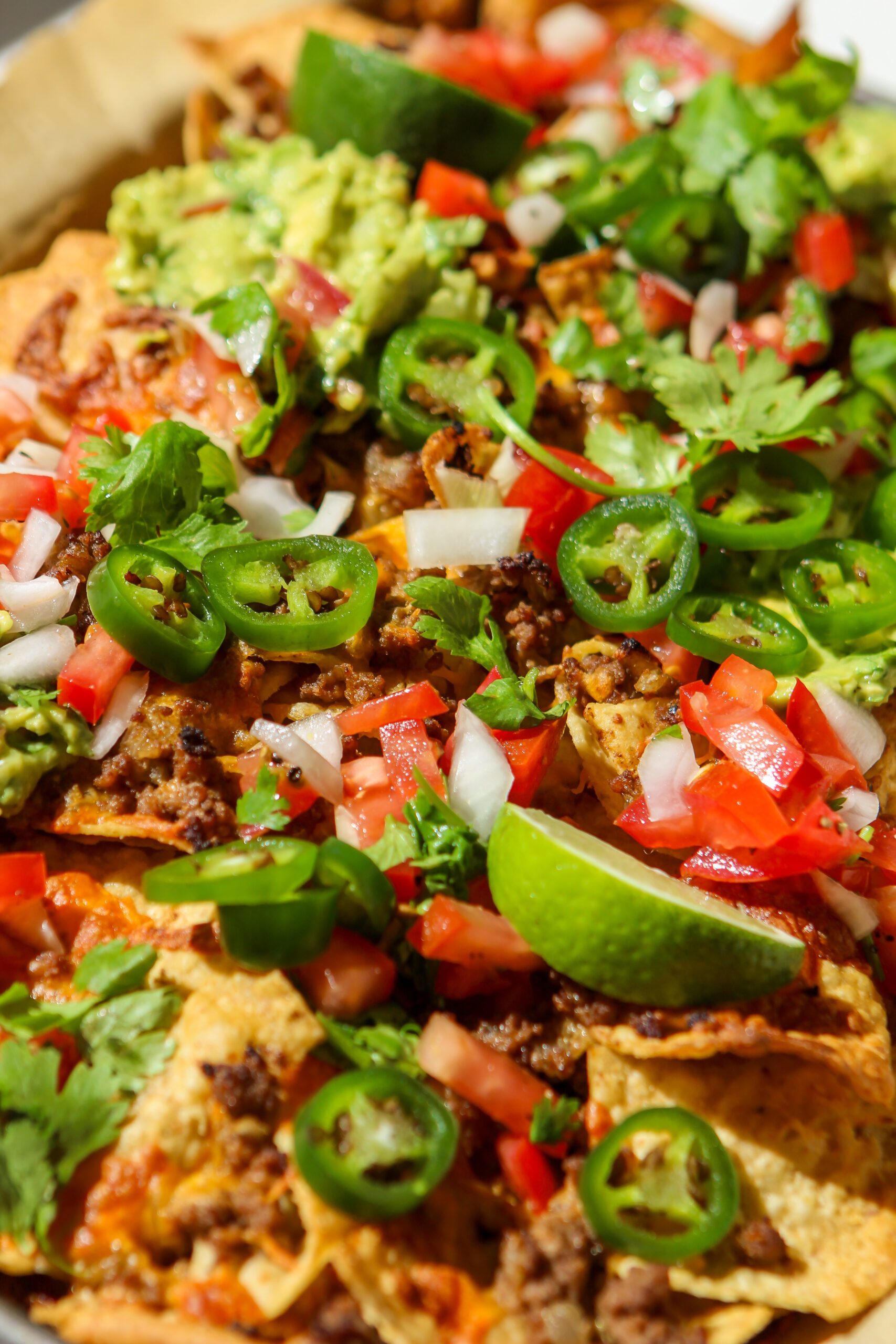 tex-mex sheet pan nachos