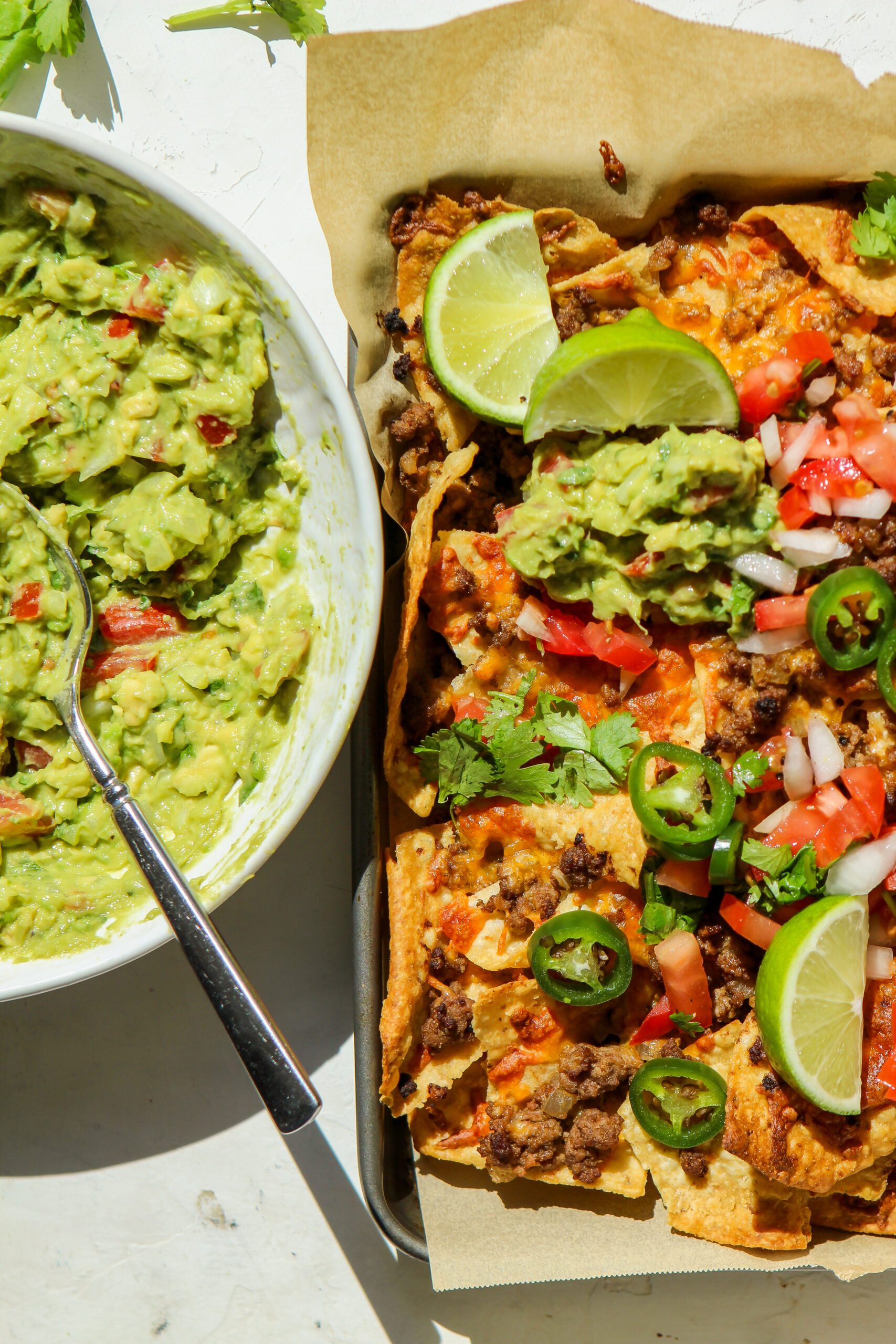 tex-mex sheet pan nachos