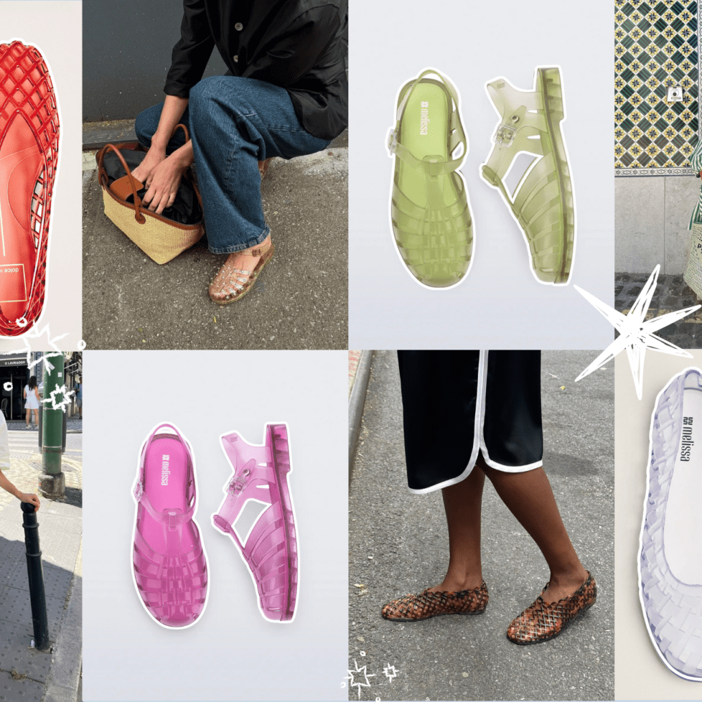 best jelly shoes, jelly flats for summer