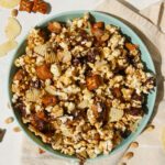 Chocolate Peanut Butter Popcorn Snack Mix