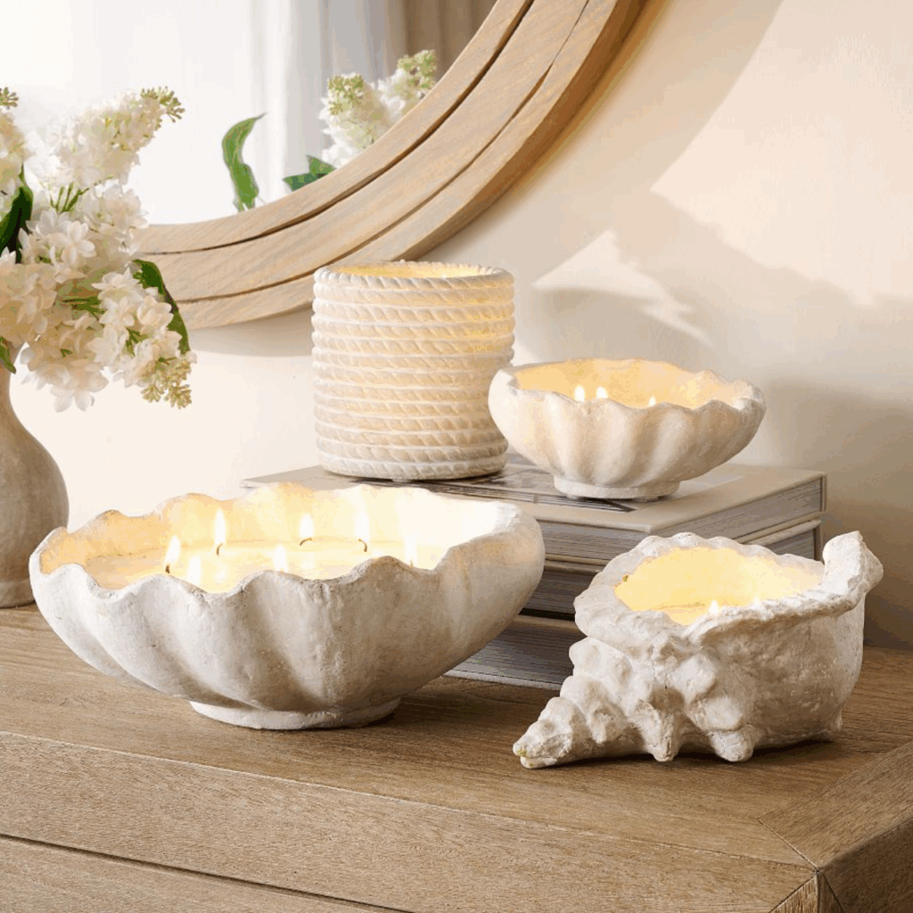 coastal coffee table decor