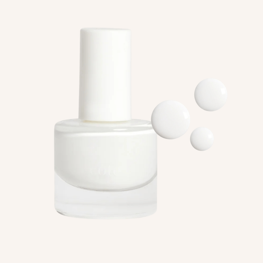 white nail polish