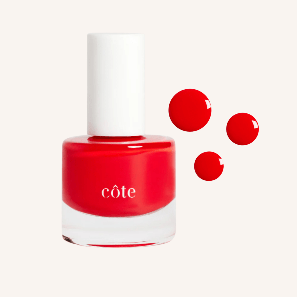 red nail polish