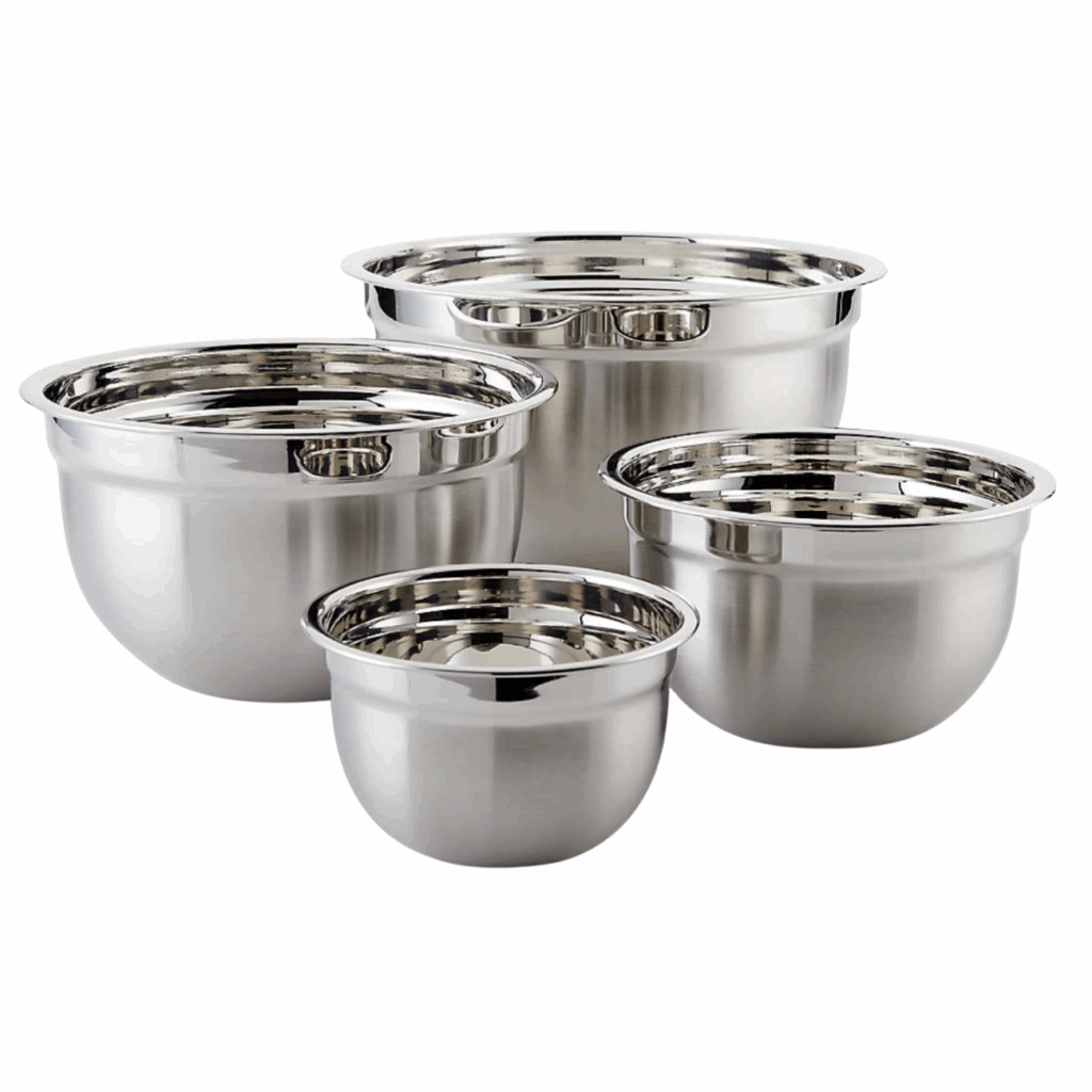 stainless steel mixing bowls