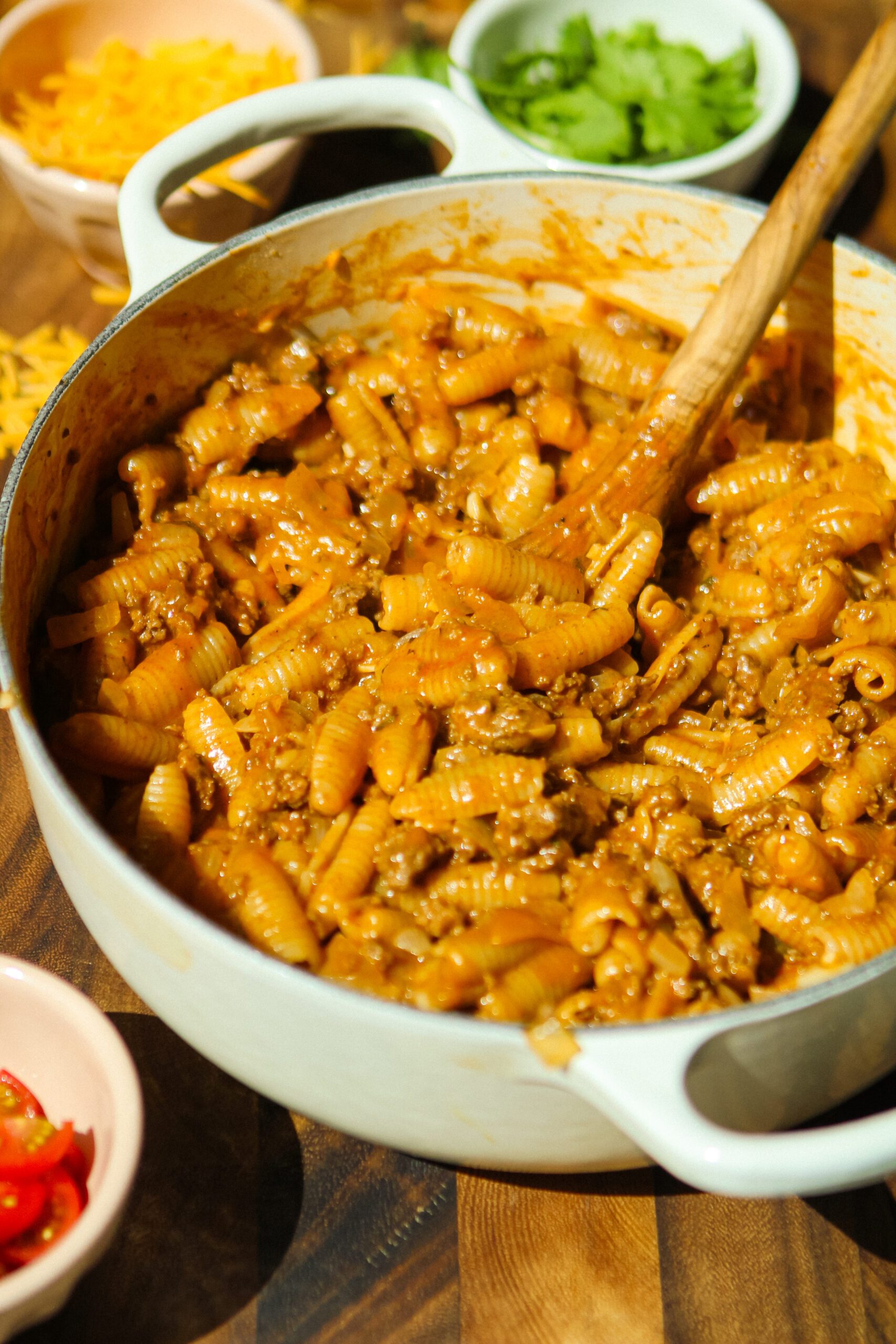 tex-mex enchilada pasta