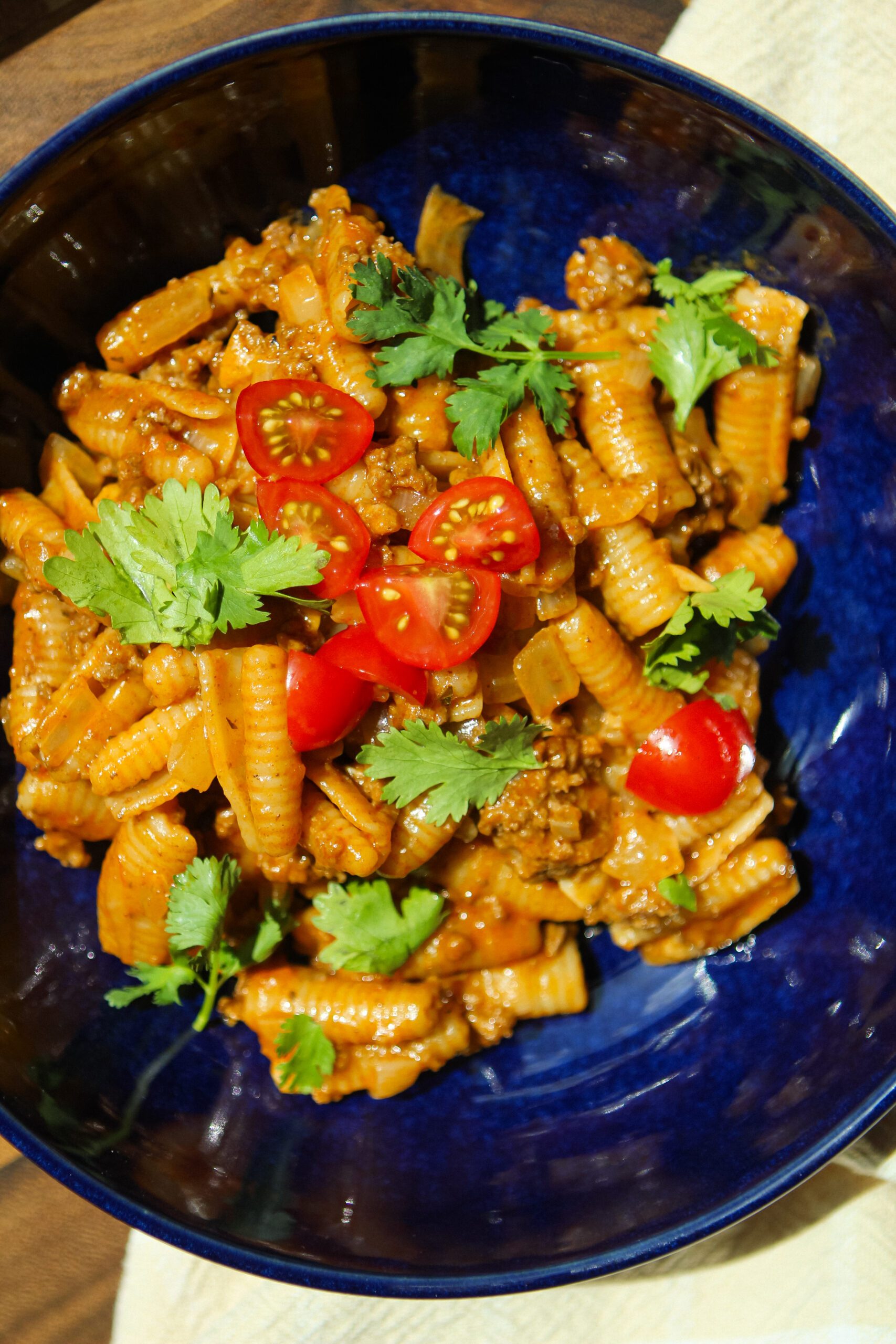 tex-mex enchilada pasta
