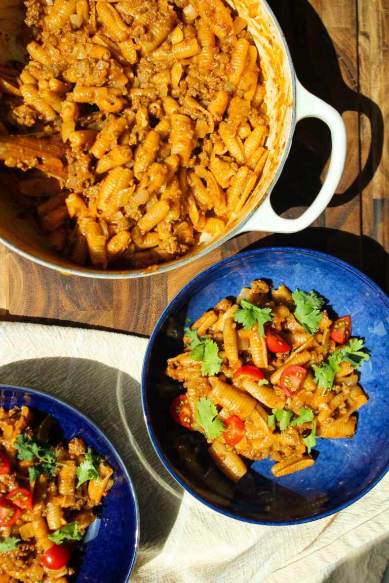 tex-mex enchilada pasta
