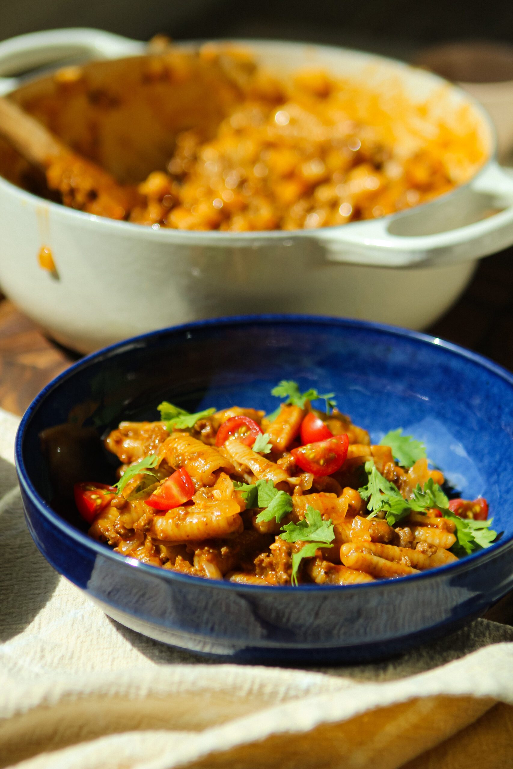 tex-mex enchilada pasta