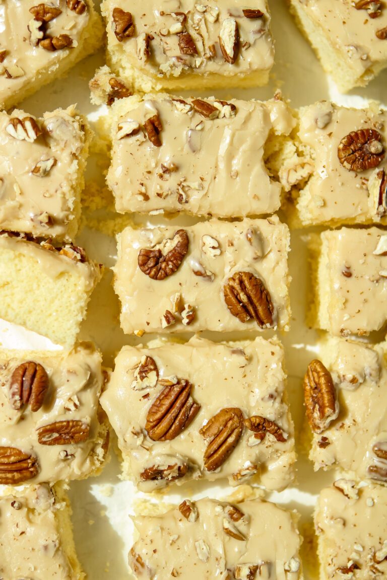 Blonde texas sheet cake