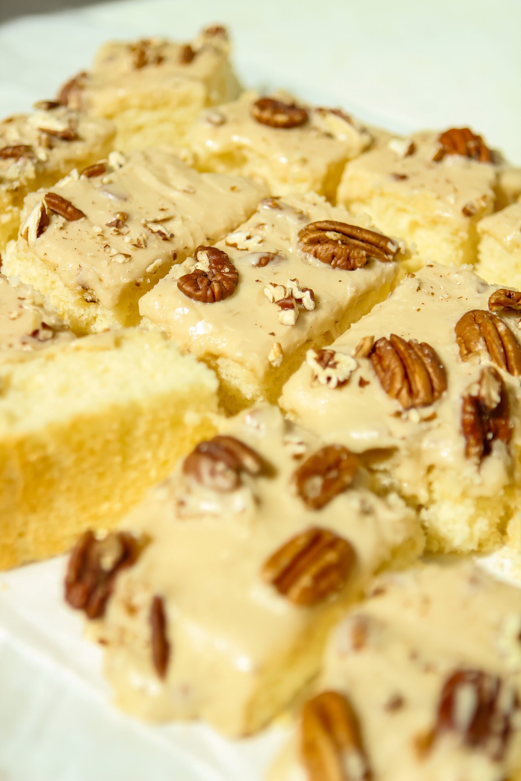 Blonde texas sheet cake