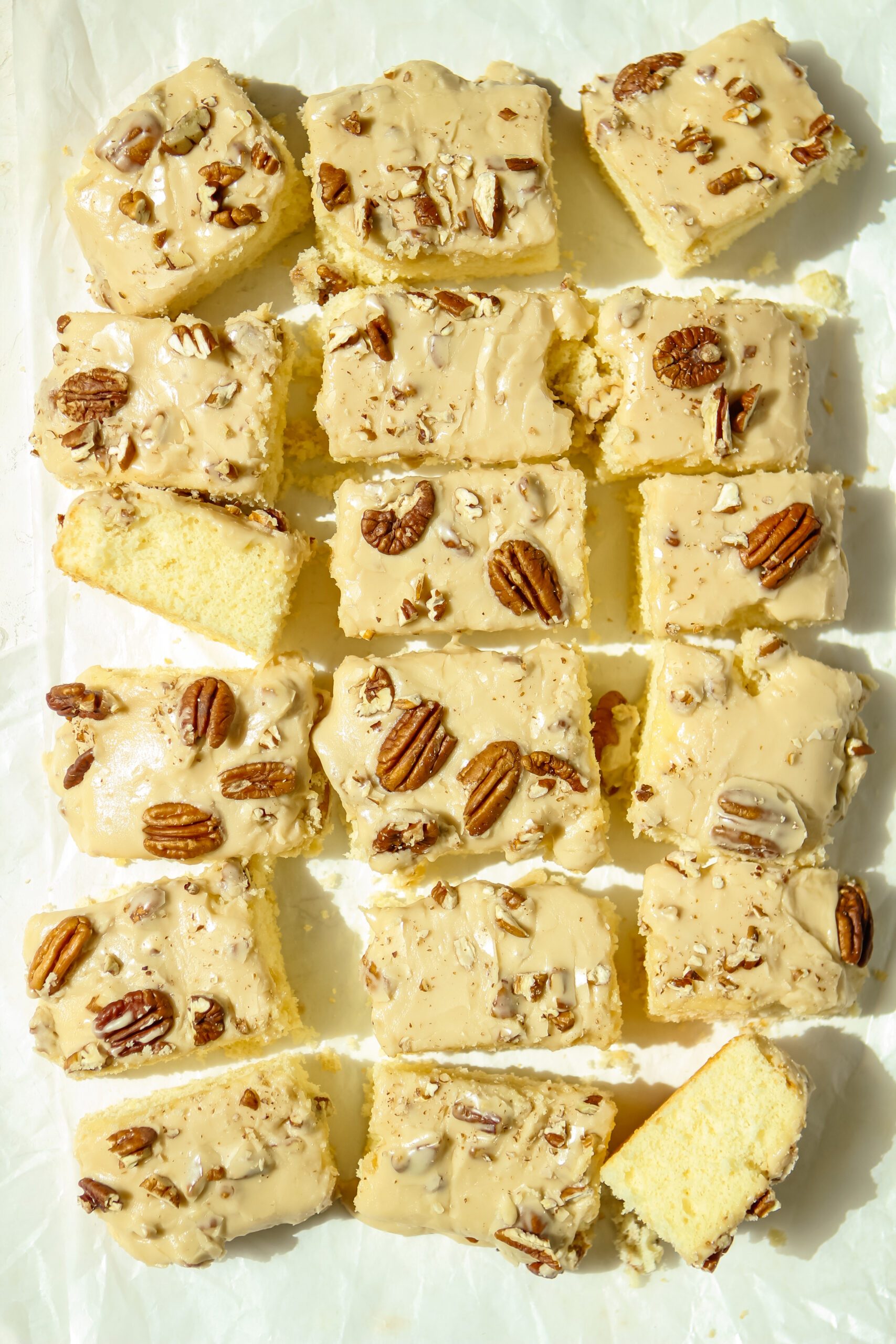 Blonde texas sheet cake