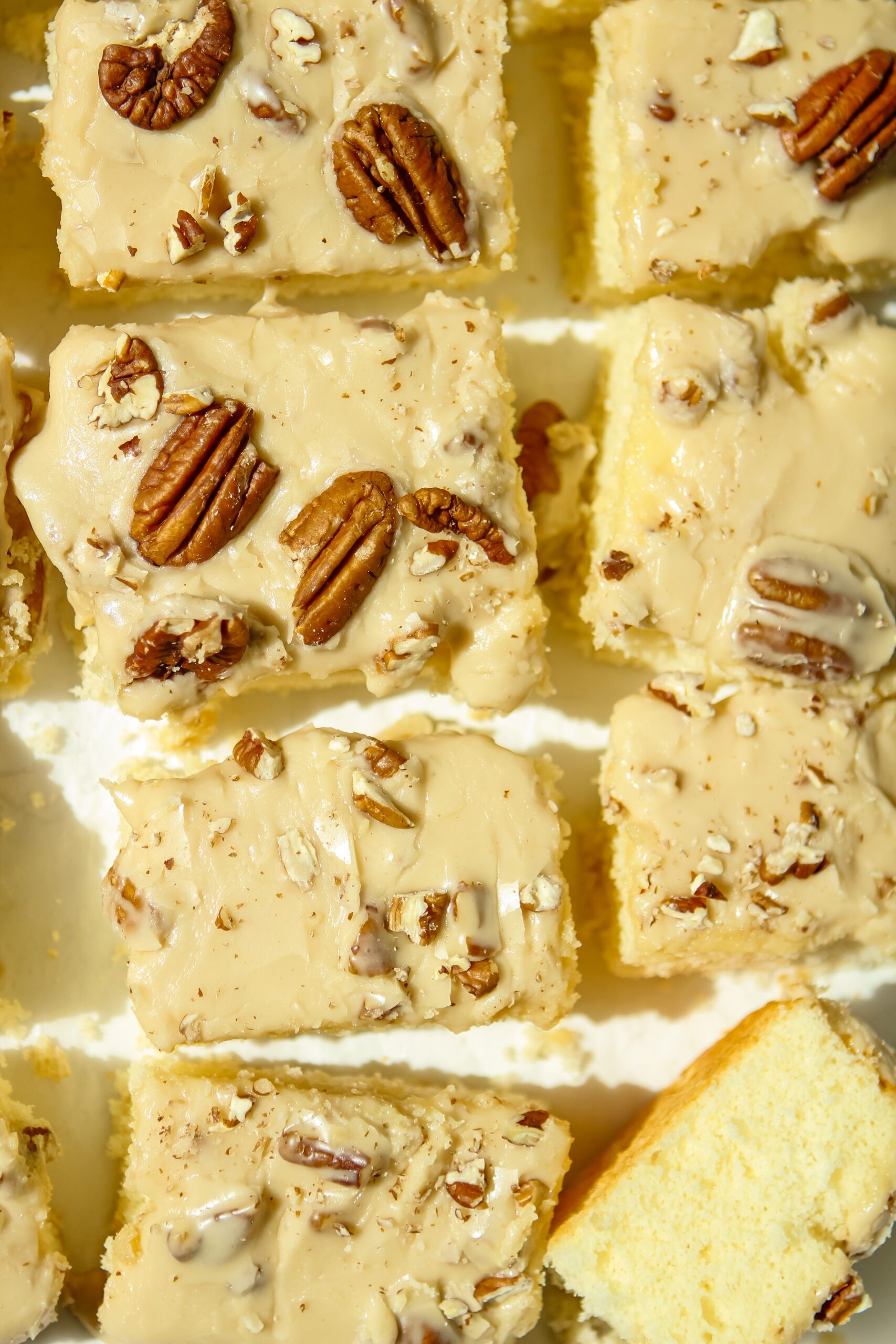 Blonde texas sheet cake