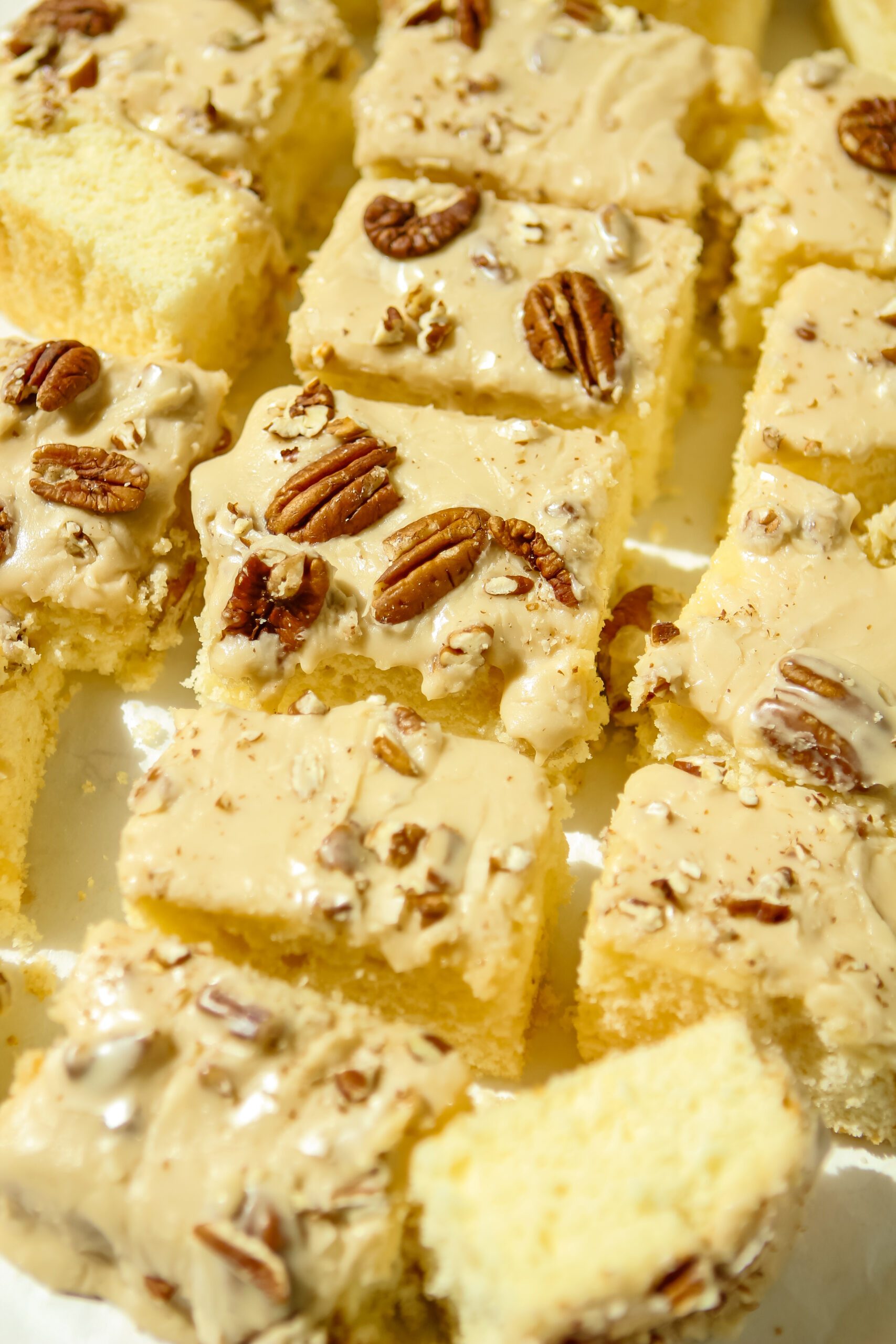 Blonde texas sheet cake
