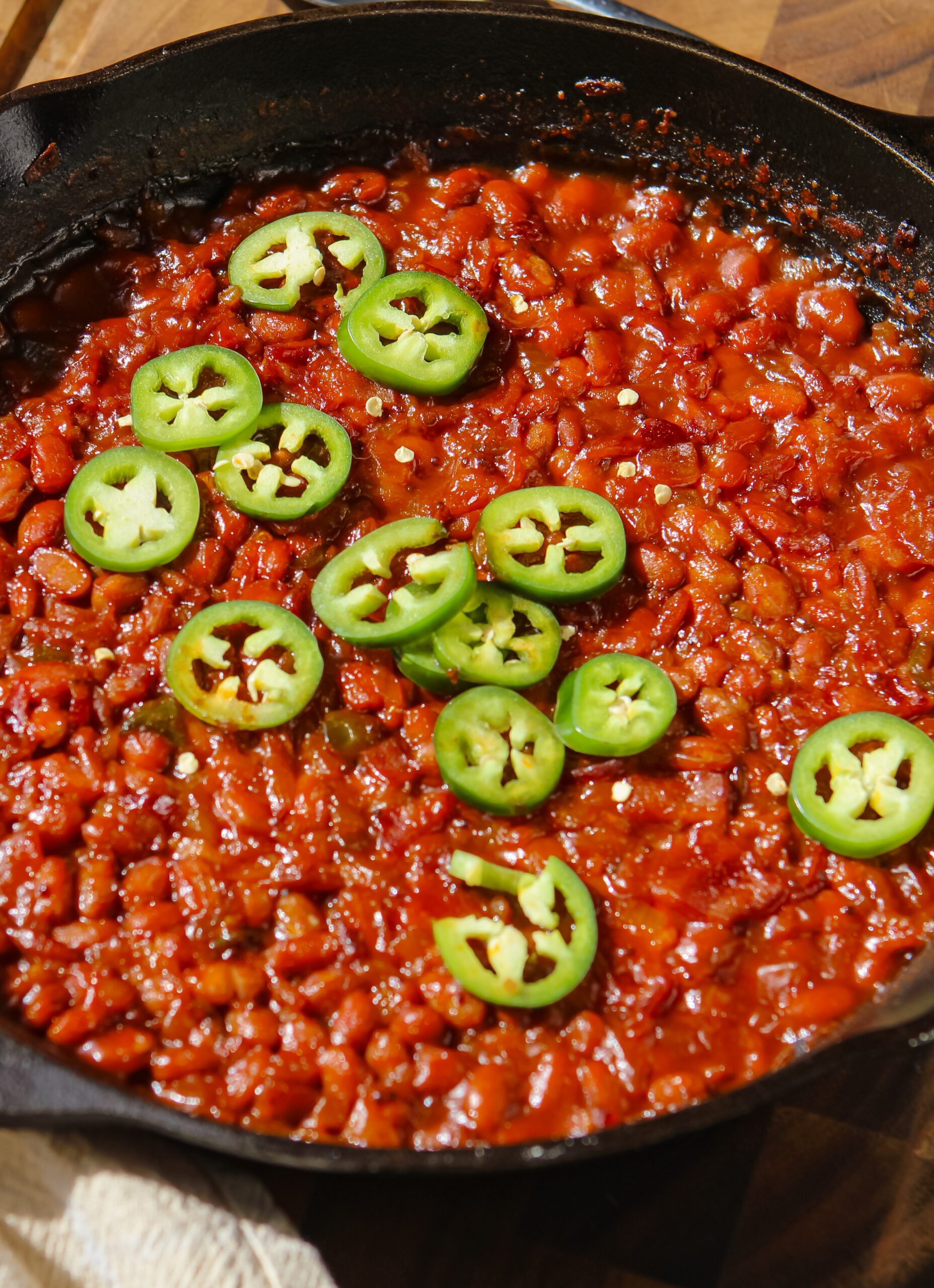 Spicy Texas BBQ Baked Beans