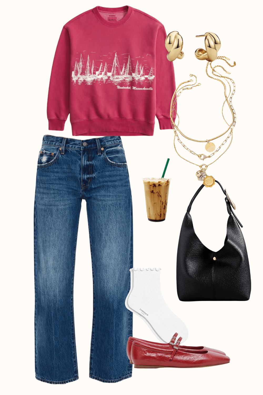 comfy coffee date outfits