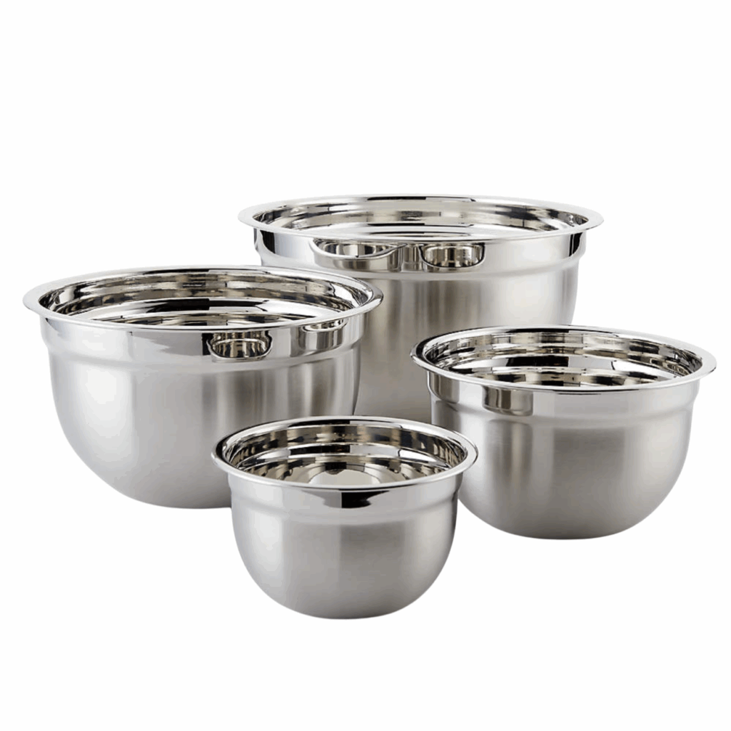 stainless steel mixing bowls
