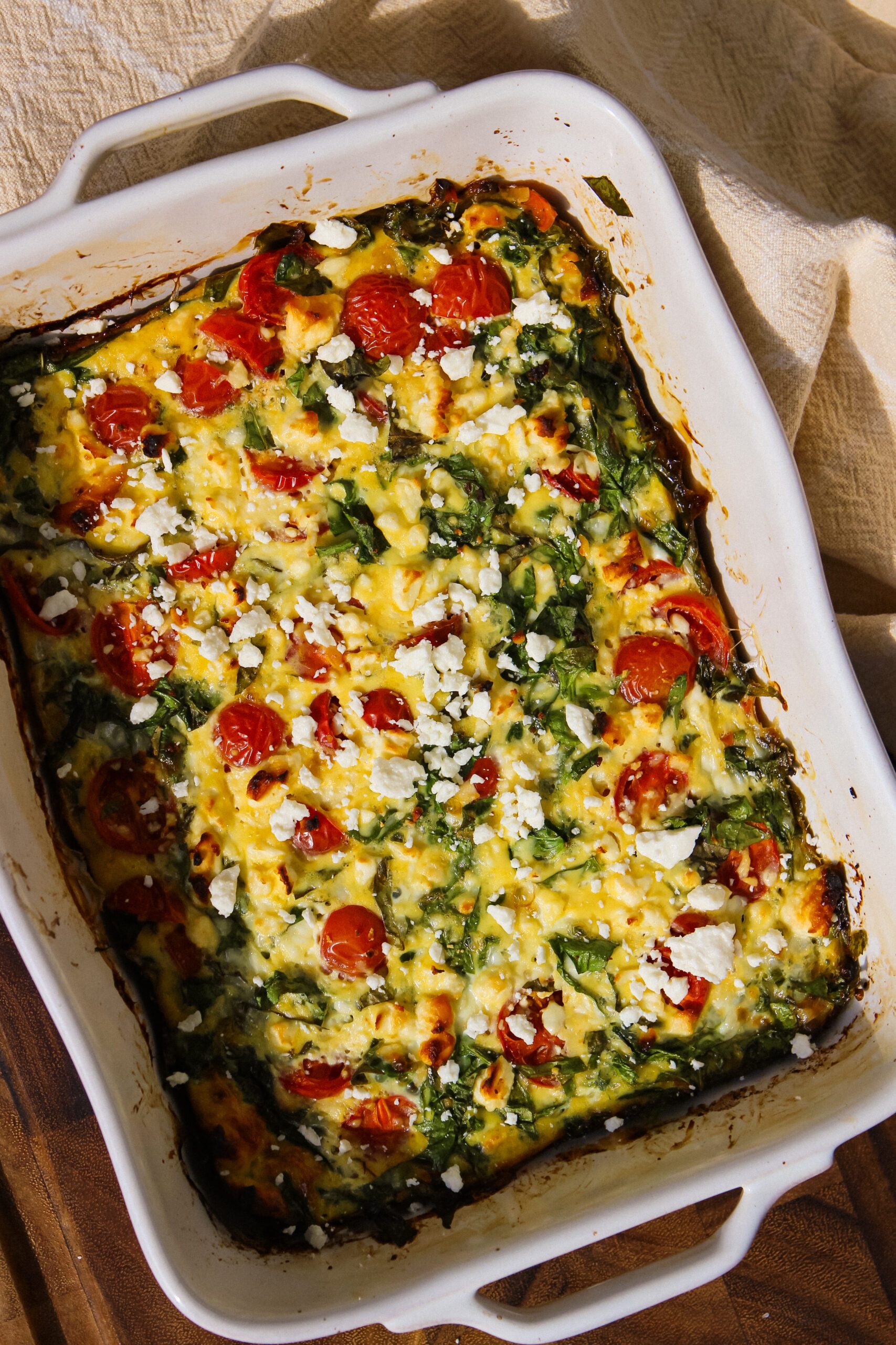 veggie egg breakfast casserole
