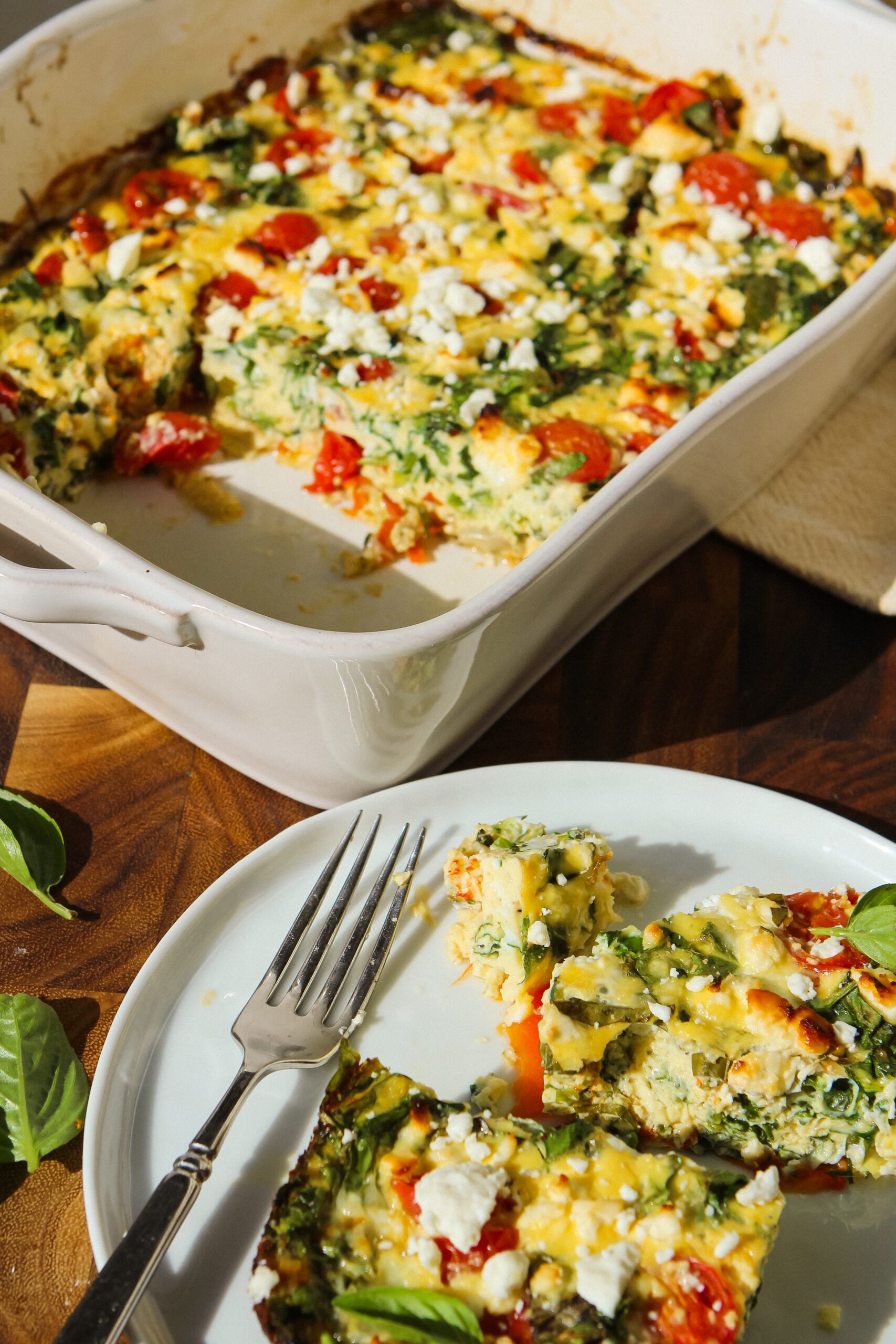 veggie egg breakfast casserole