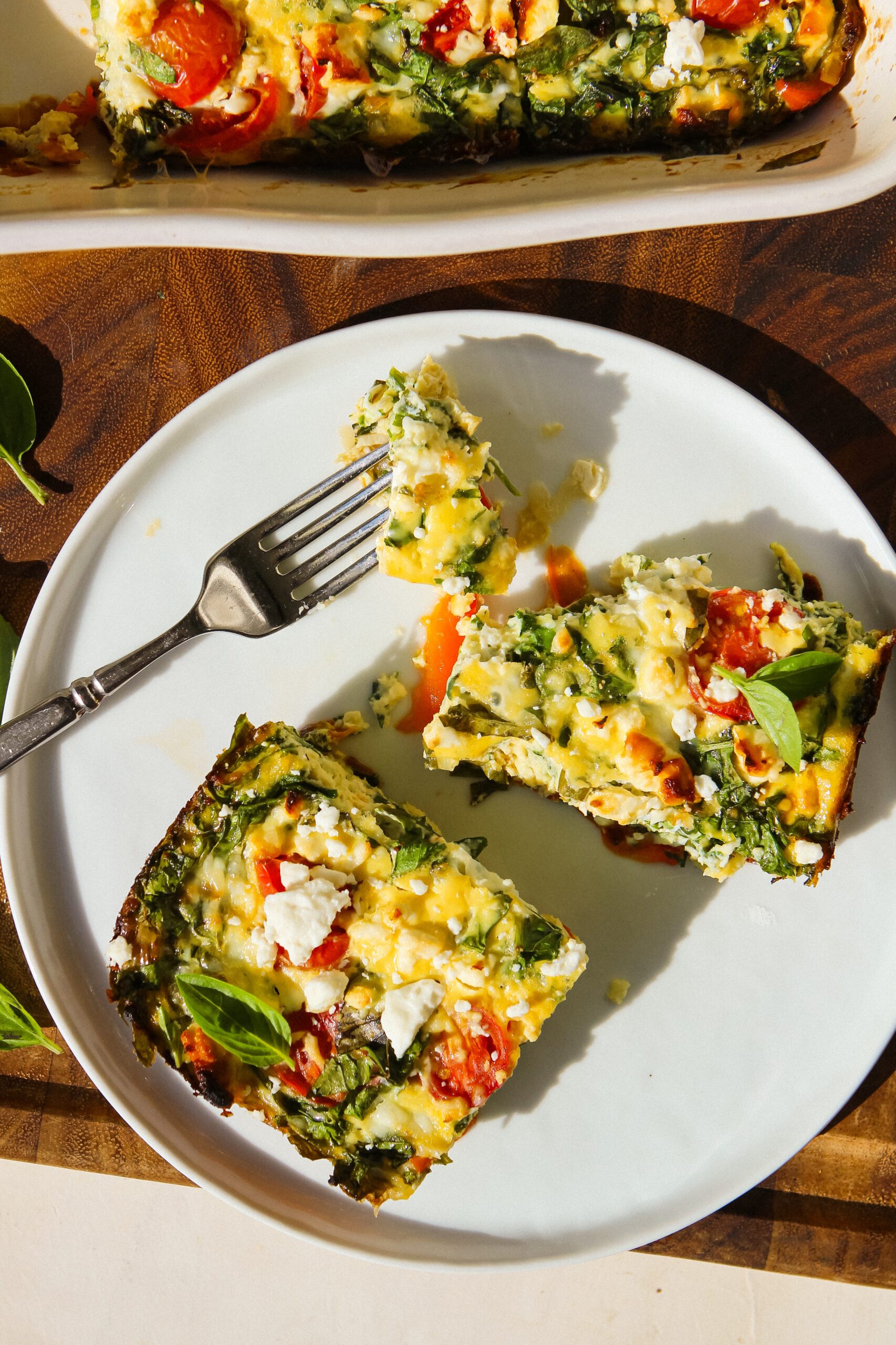 veggie egg breakfast casserole