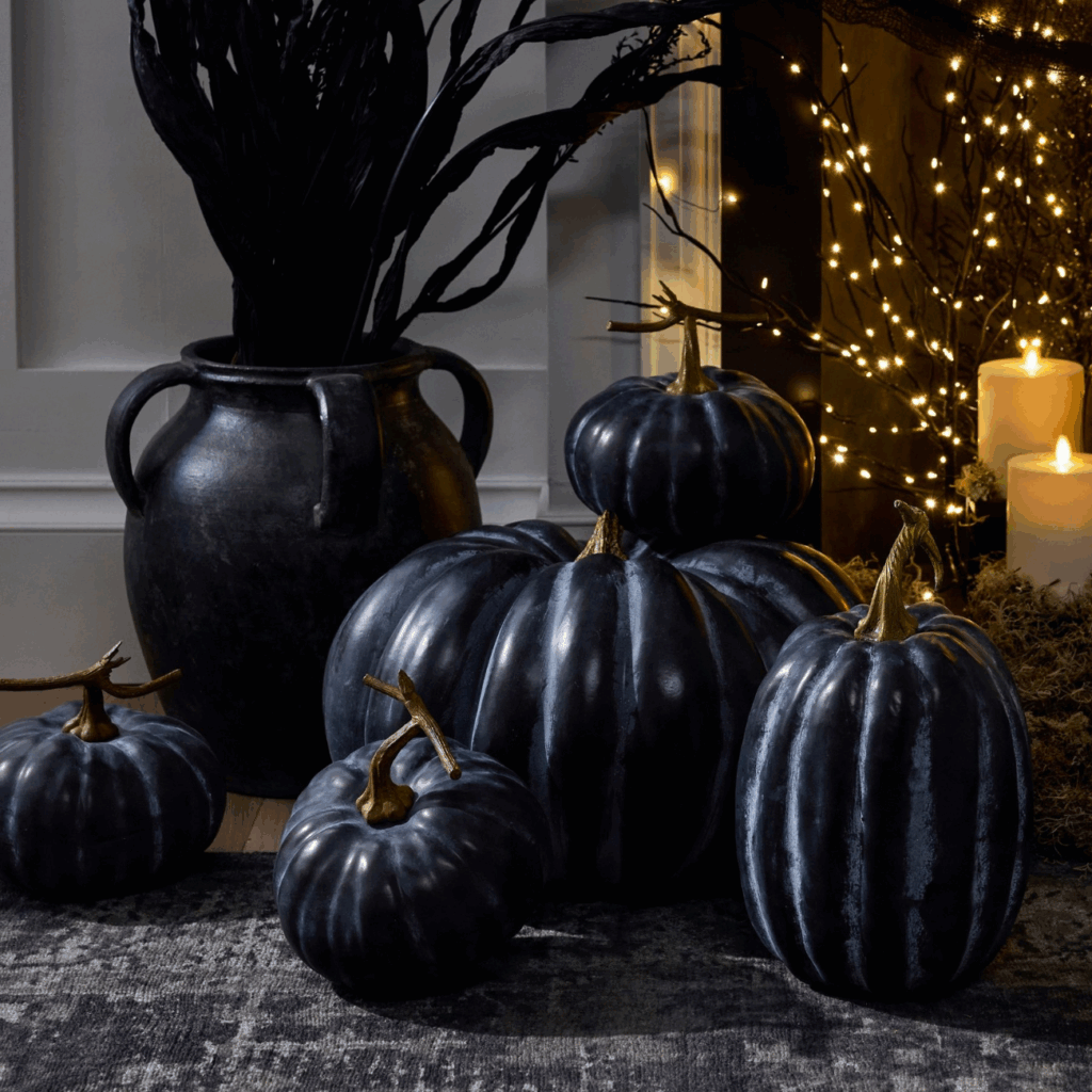 autumn fireplace mantel decor ideas