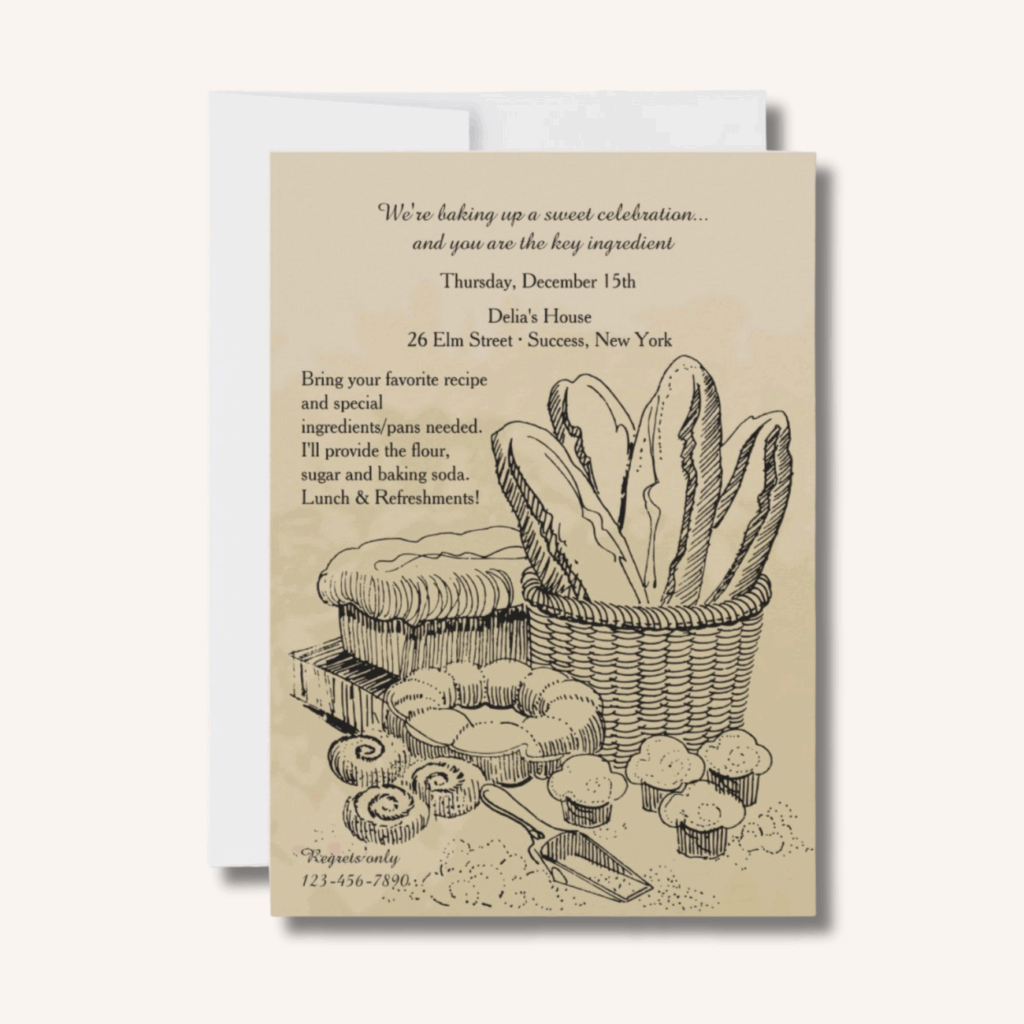 fall bake-off party