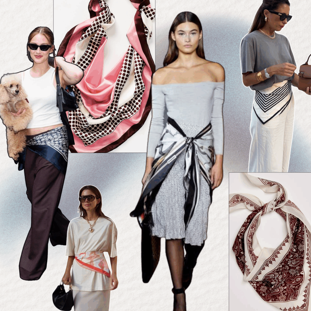 how to wear scarf belts
