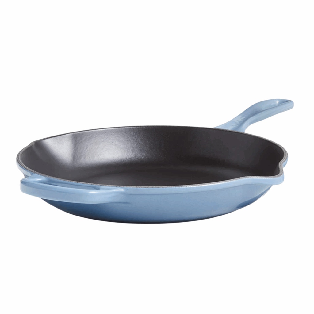 cast iron le cruset skillet