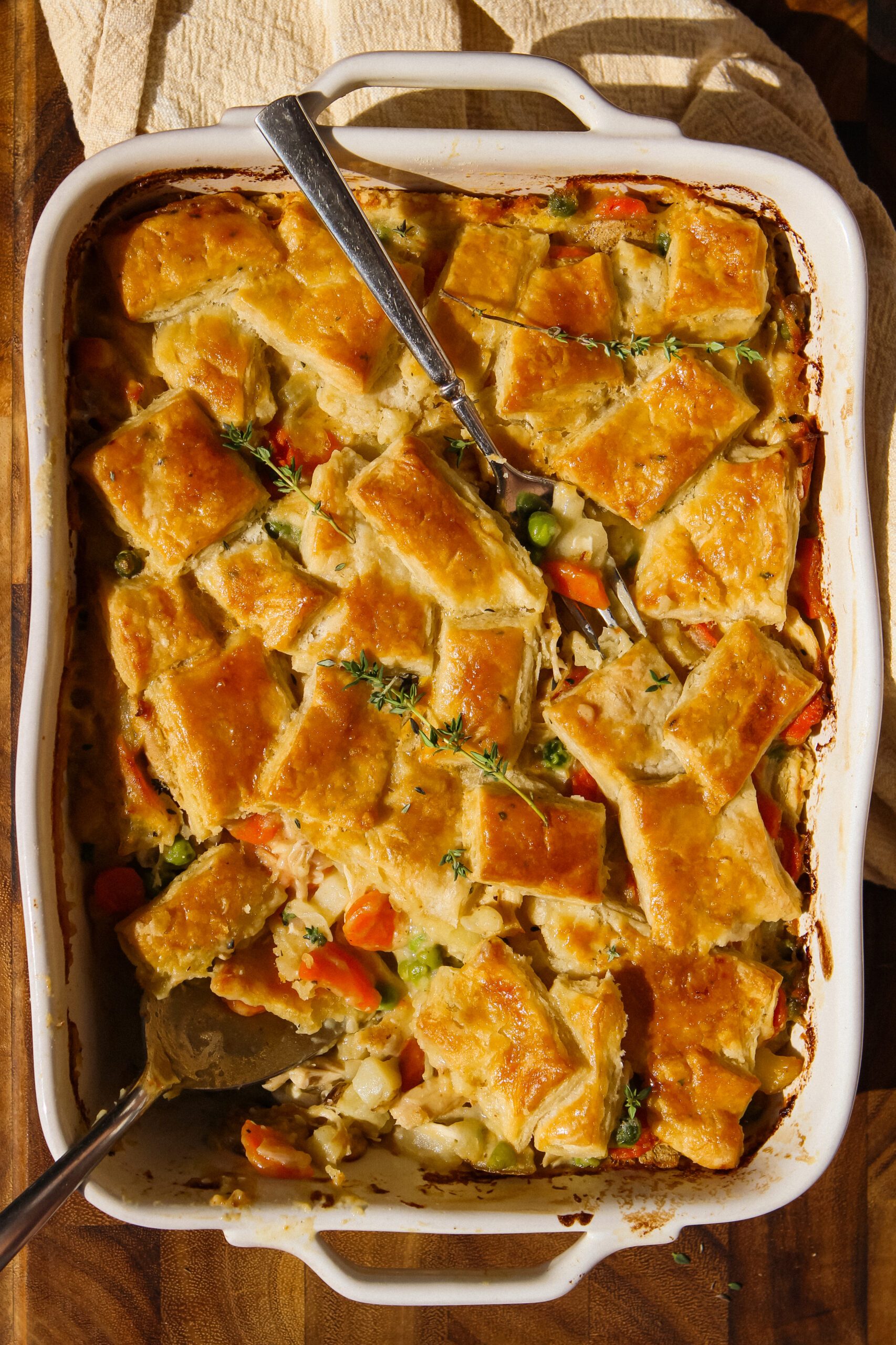 homemade chicken pot pie