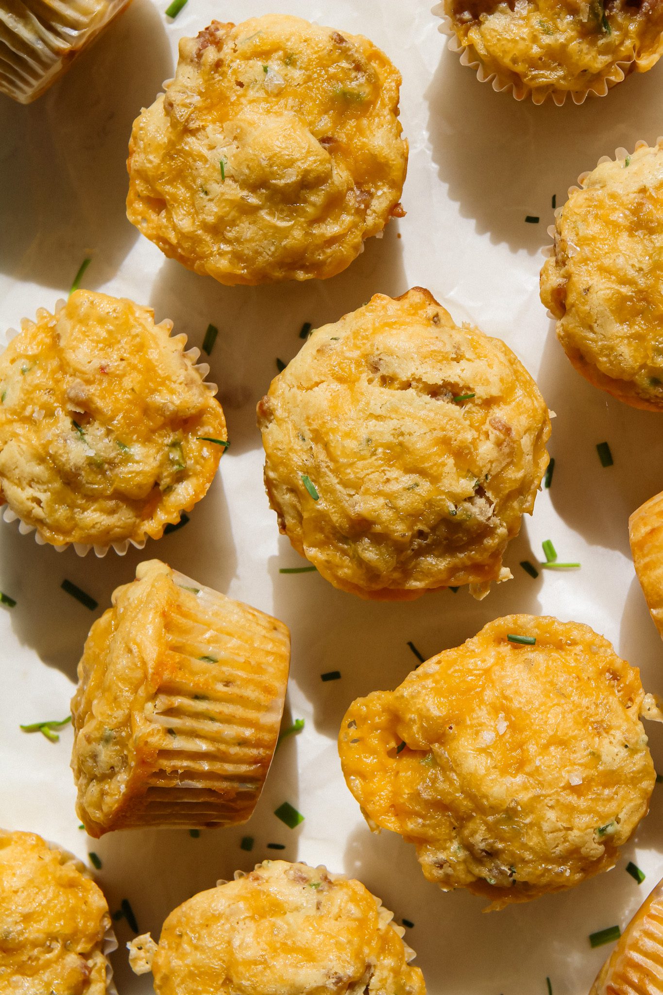 Cheesy Italian Sausage Breakfast Muffins