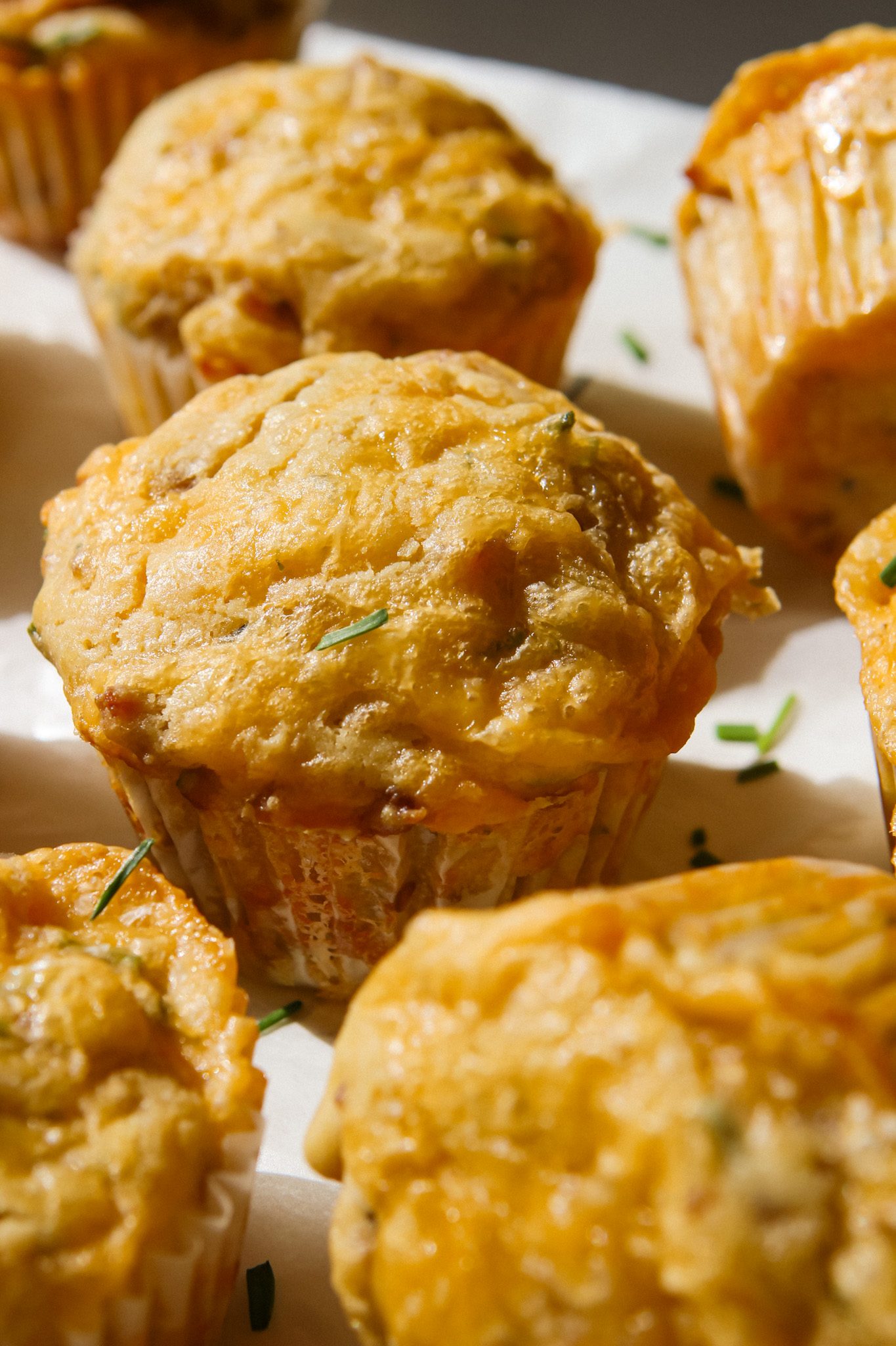 Cheesy Italian Sausage Breakfast Muffins