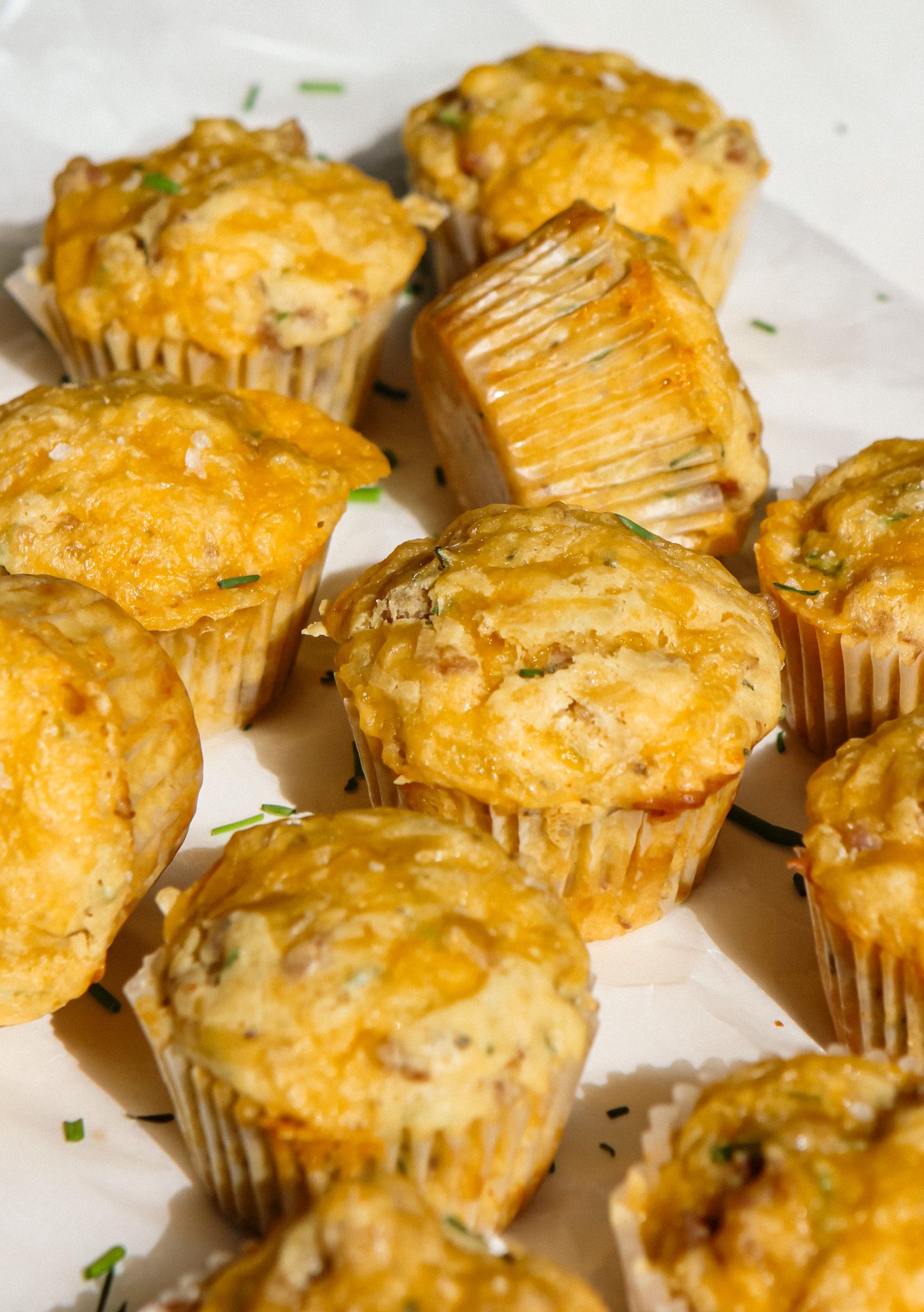 Cheesy Italian Sausage Breakfast Muffins