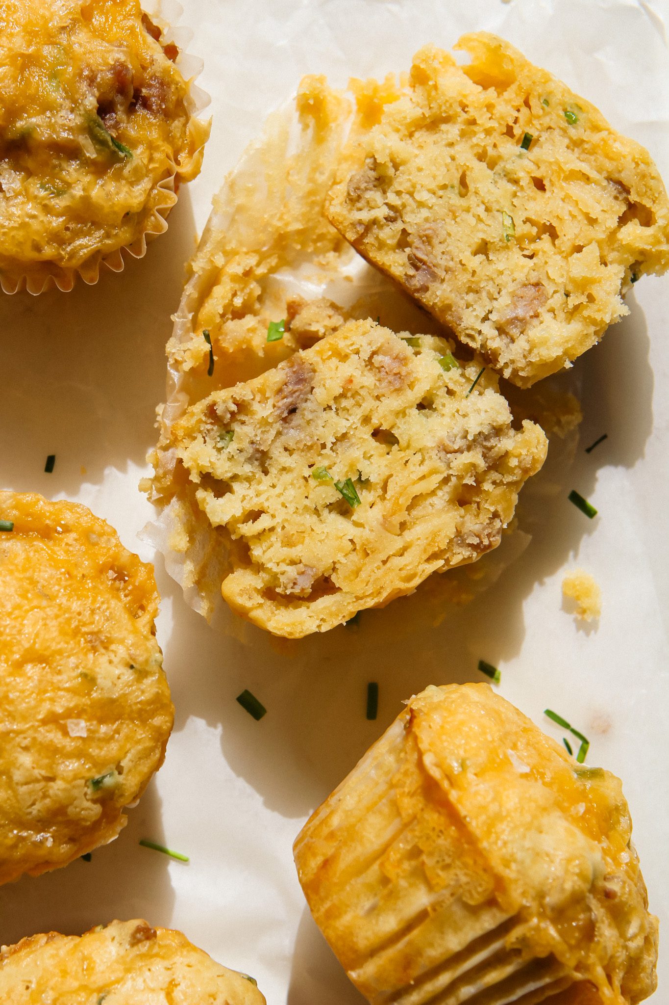 Cheesy Italian Sausage Breakfast Muffins
