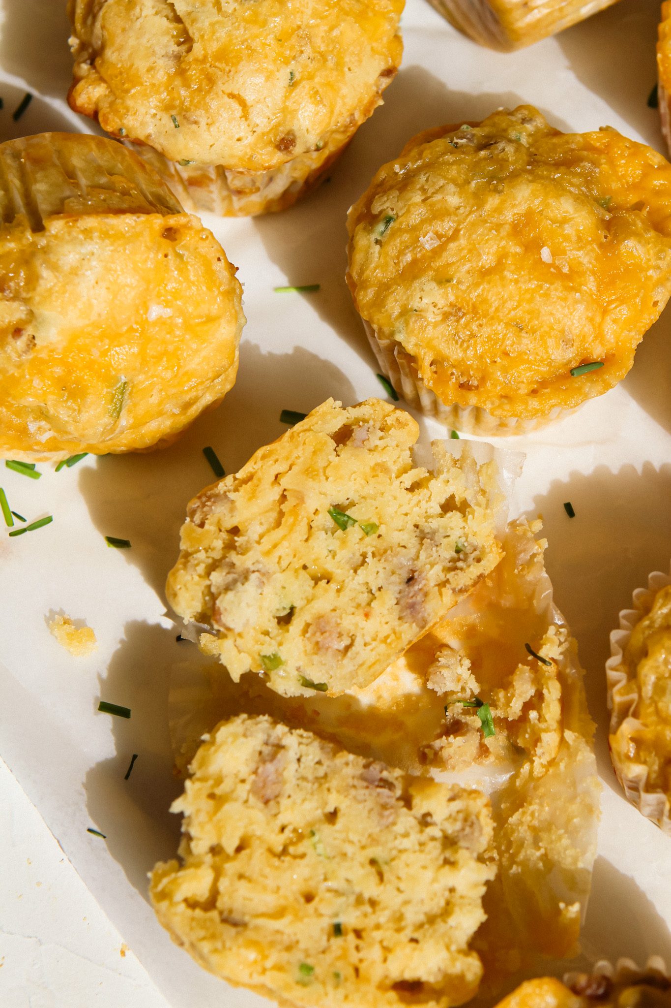 Cheesy Italian Sausage Breakfast Muffins