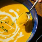 curried butternut squash soup from scratch