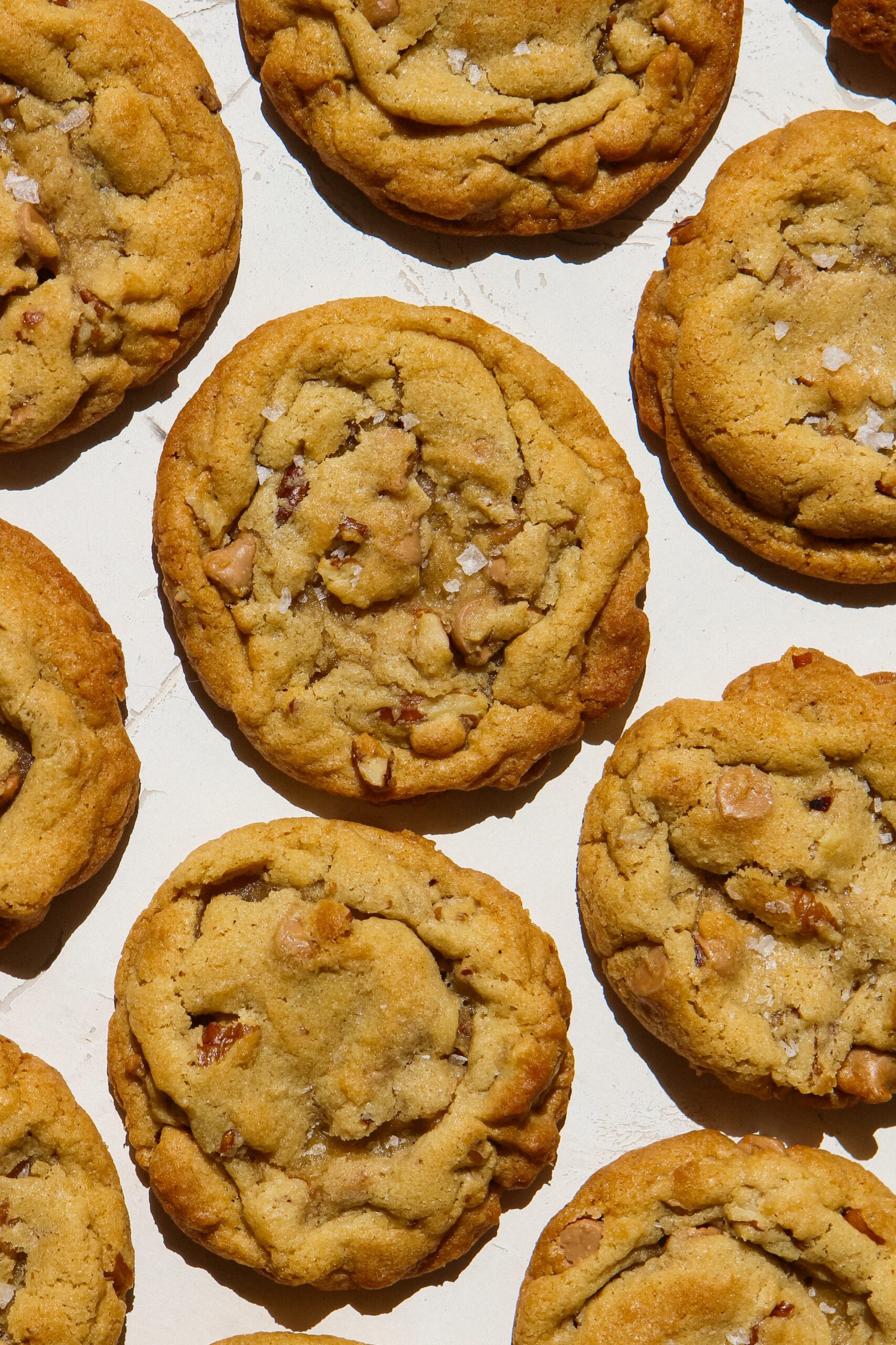 chewy salted caramel pecan cookies for fall dessert
