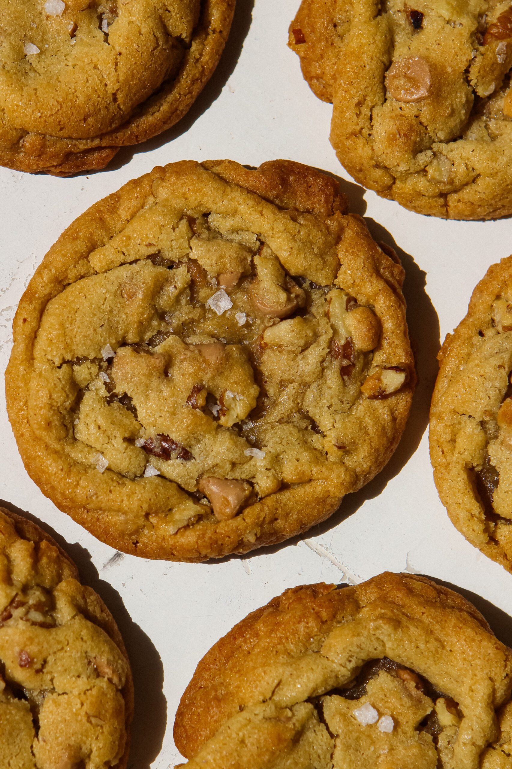 chewy salted caramel pecan cookies for fall dessert
