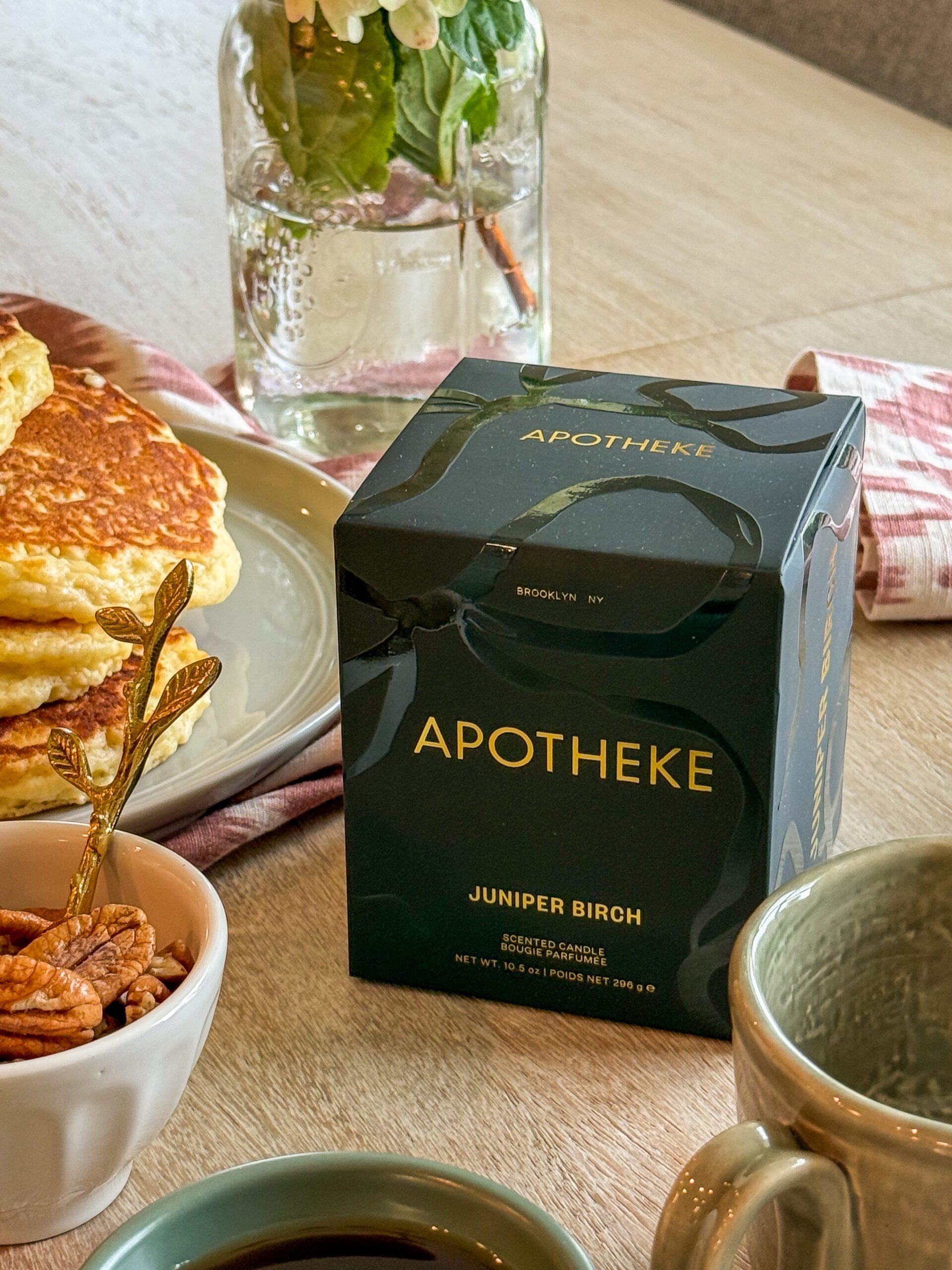 apotheke juniper birch candle