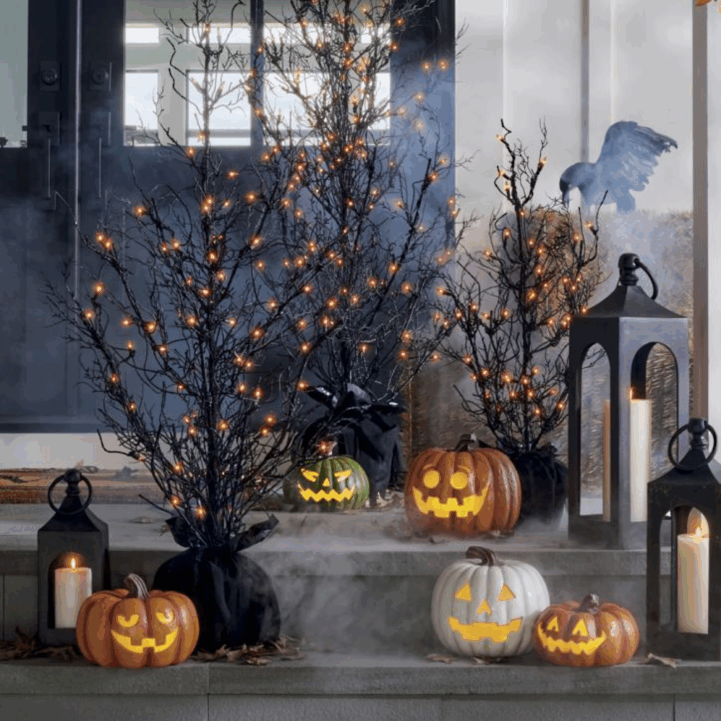 halloween front porch decor ideas